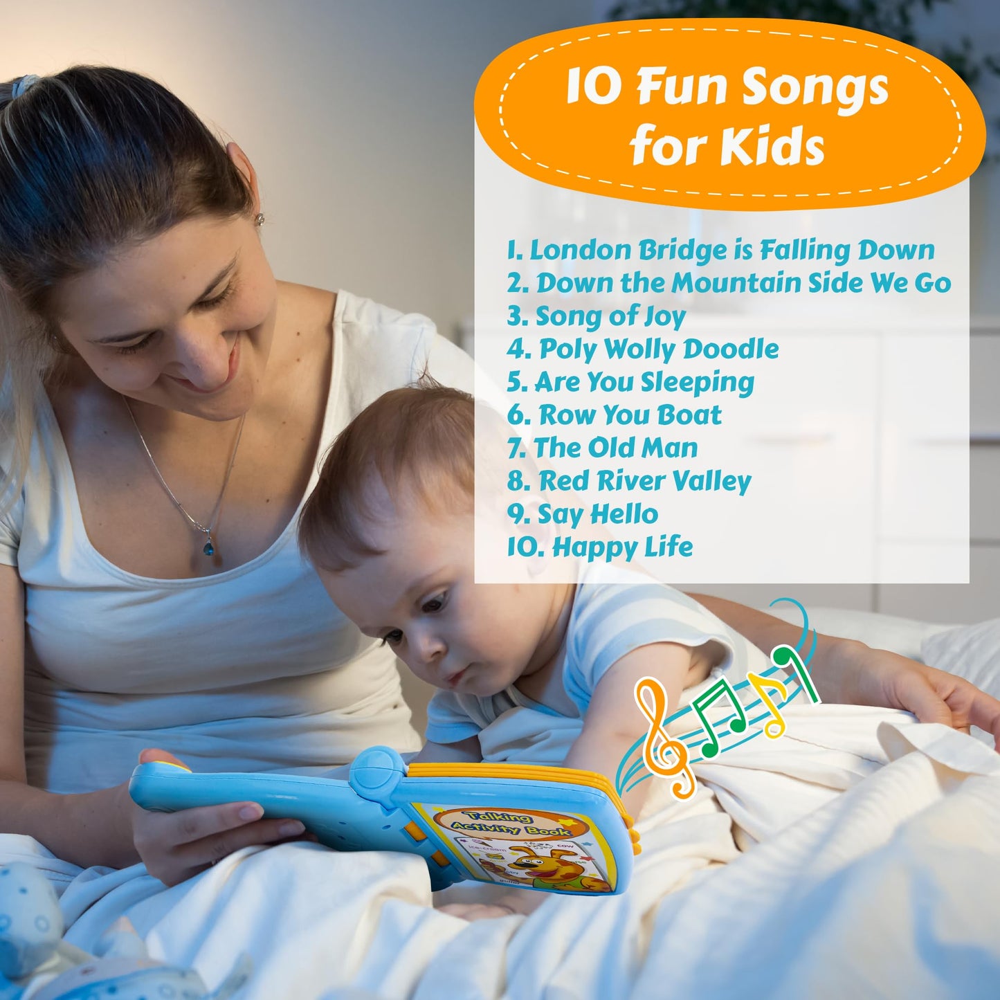 Boxiki Kids Talking Activity Book for 2 Years & Up – 5 Learning Activities
