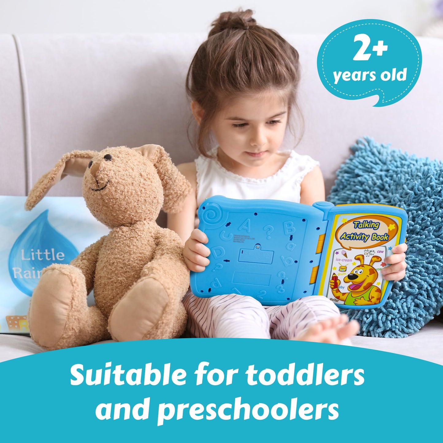 Boxiki Kids Talking Activity Book for 2 Years & Up – 5 Learning Activities