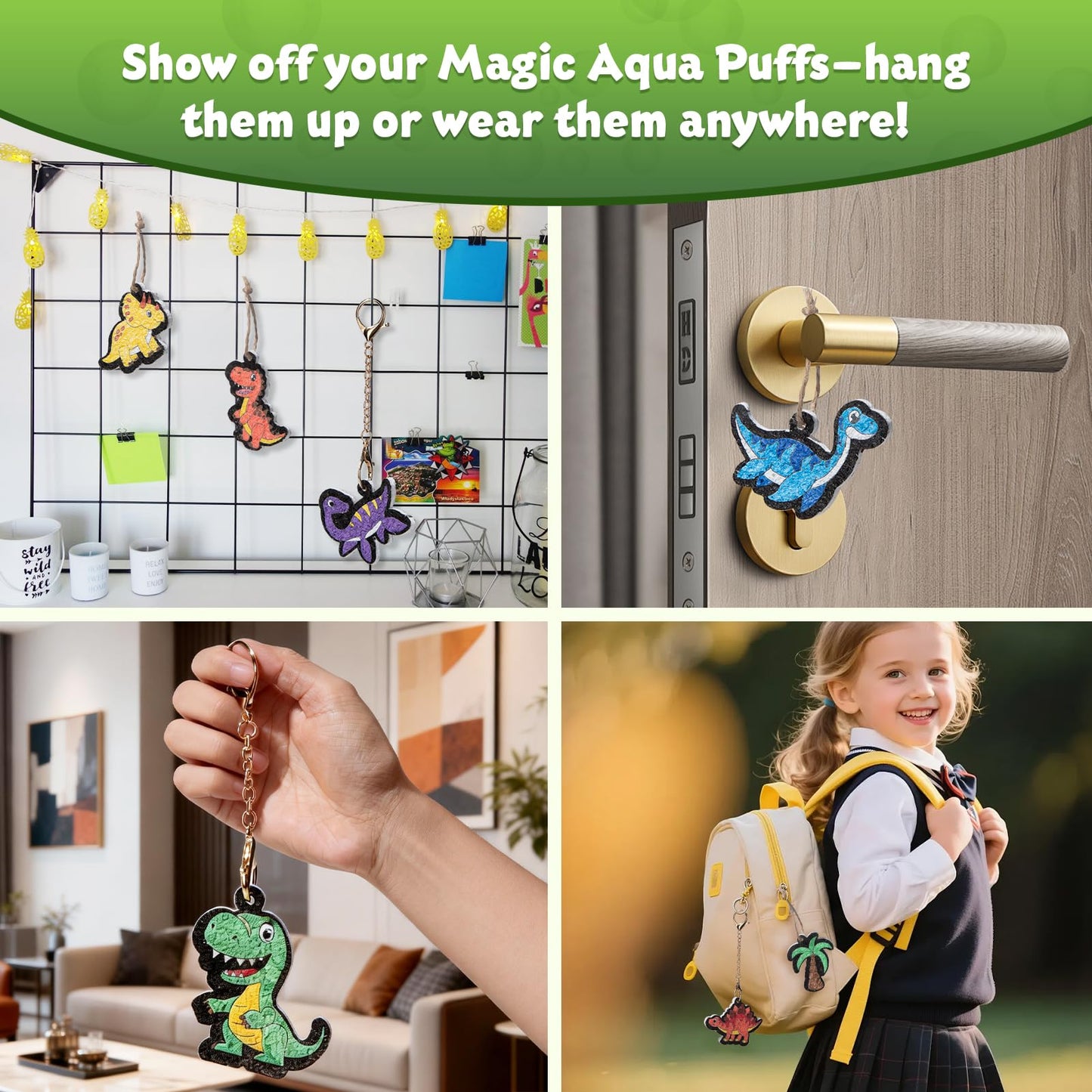 BoxNoble Magic Aqua Puffs – 3D Art Craft Kit for Kids (Ages 4–10)