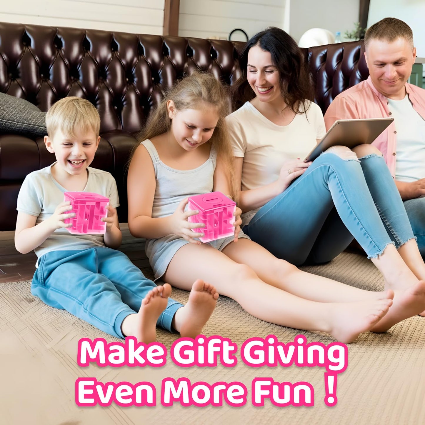 Boxveria Money Maze Pink Puzzle Box – Creative Cash Gift for All Ages
