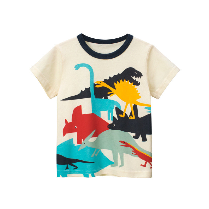 Boys' Short Sleeve Dinosaur T-Shirt