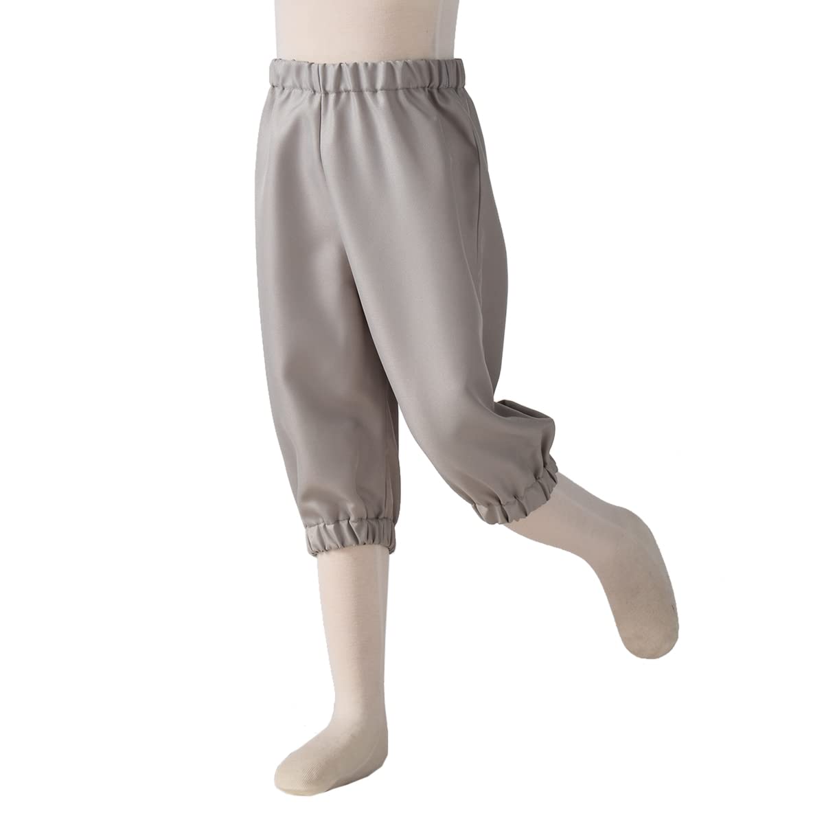 BPURB Boys Colonial Costume – 18th Century Pilgrim Knicker Pants Grey
