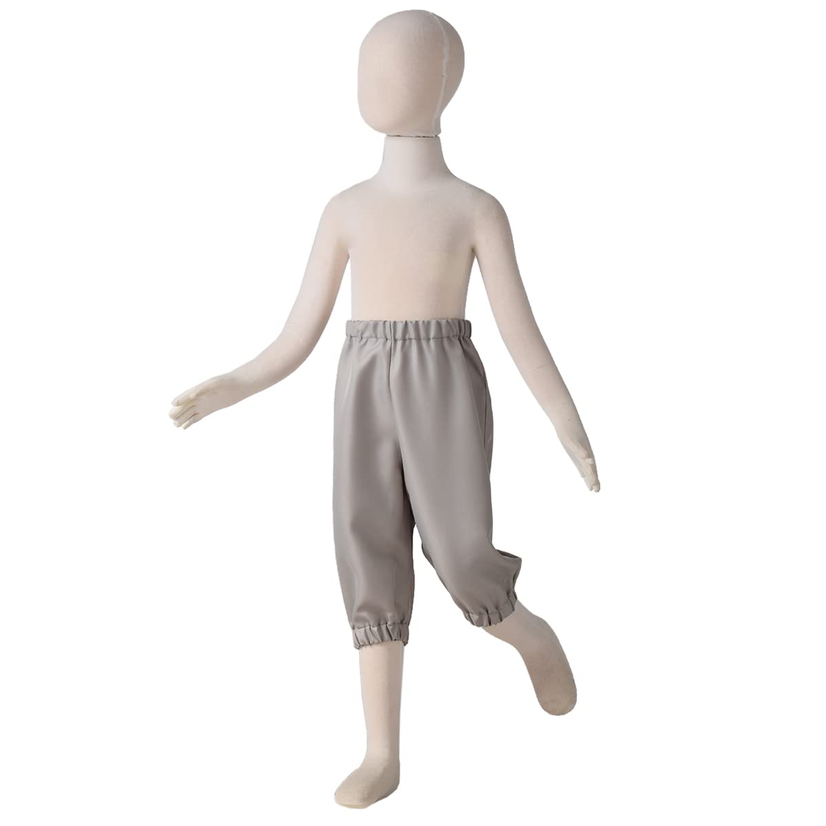BPURB Boys Colonial Costume – 18th Century Pilgrim Knicker Pants Grey