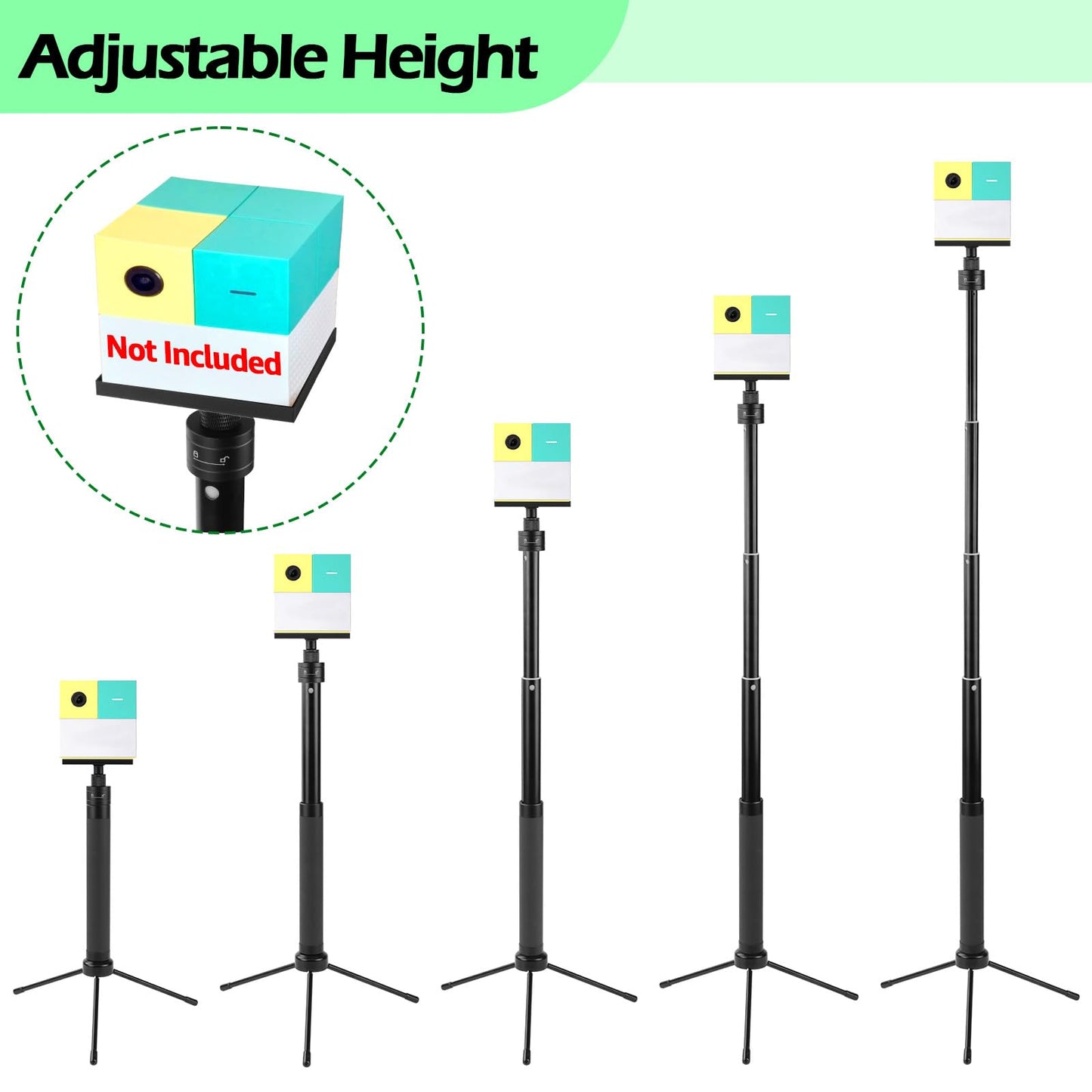 BQDQYBS Tripod Stand for Nex Playground Console – Adjustable Height, Stable Indoor & Outdoor