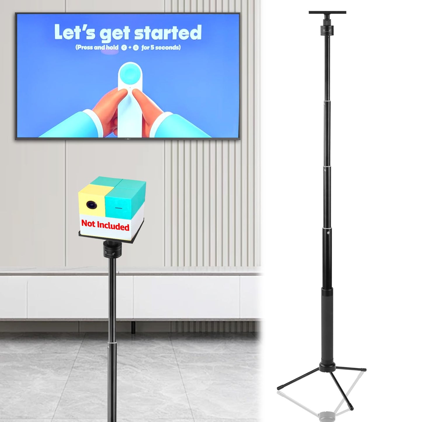 BQDQYBS Tripod Stand for Nex Playground Console – Adjustable Height, Stable Indoor & Outdoor