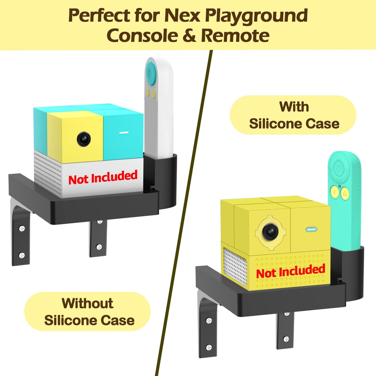 BQDQYBS Wall-Mounted Nex Shelf for Console & Remote — Easy Assembly