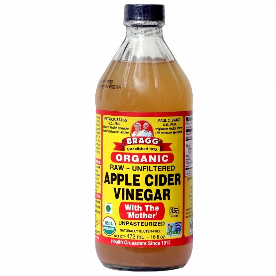 Bragg Organic Raw Unfiltered Apple Cider Vinegar Clarifying & Balancing Face Cleanser for Radiant Skin 473ml