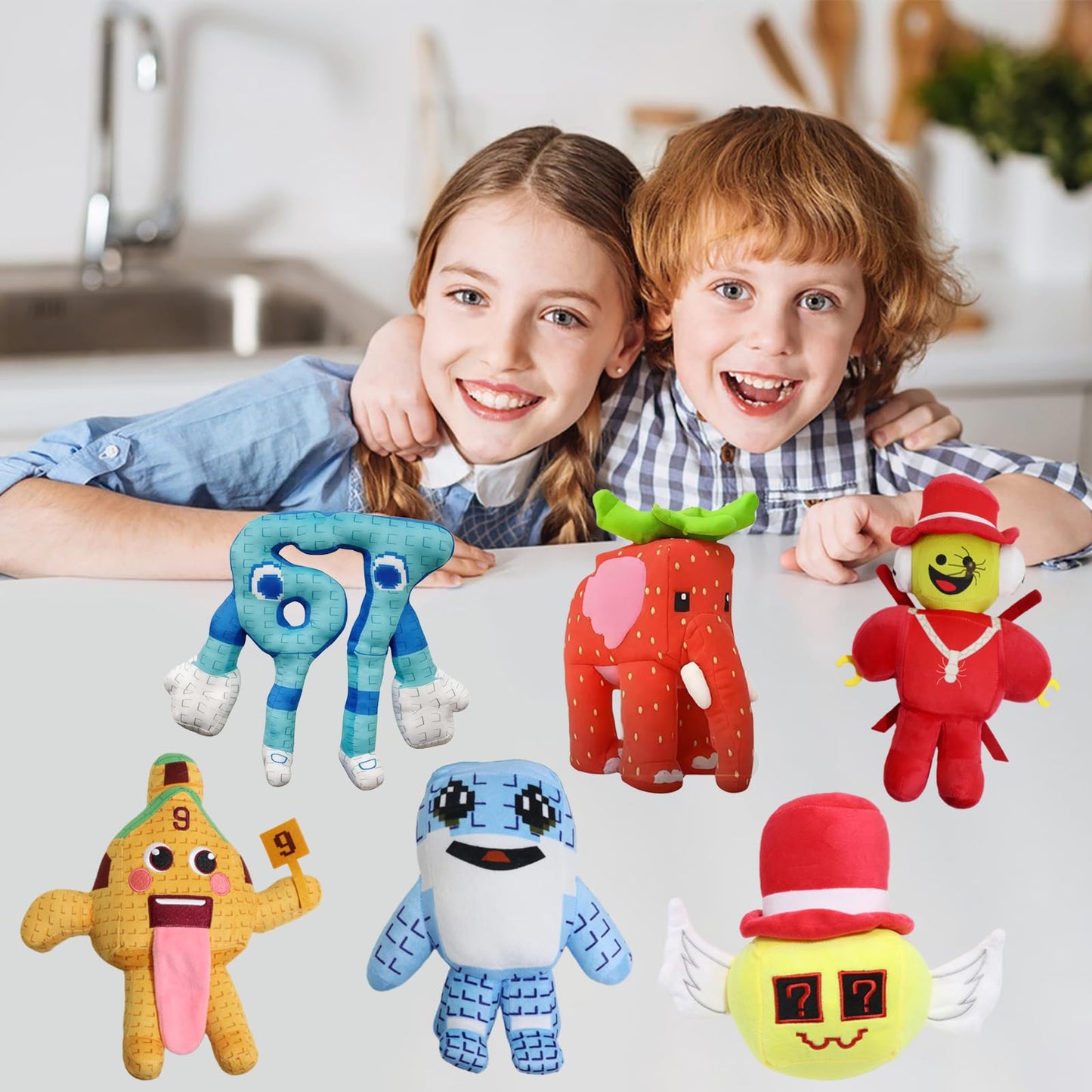 Brainrot Plush Toys – Steal a Brainrot 9.8-inch Red Elephant Plush for Decor & Collectible Gift