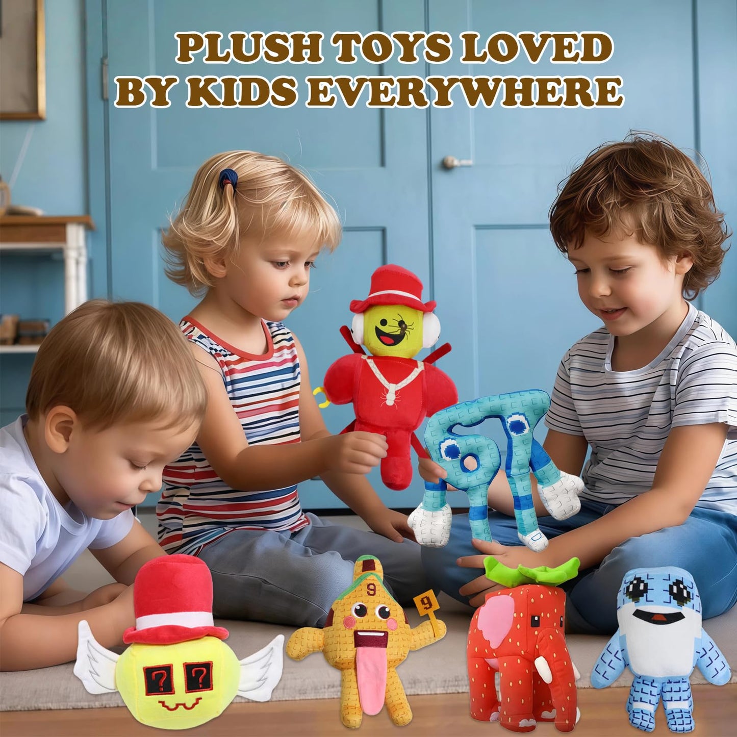 Brainrot Plush Toys – Steal a Brainrot 9.8-inch Red Elephant Plush for Decor & Collectible Gift