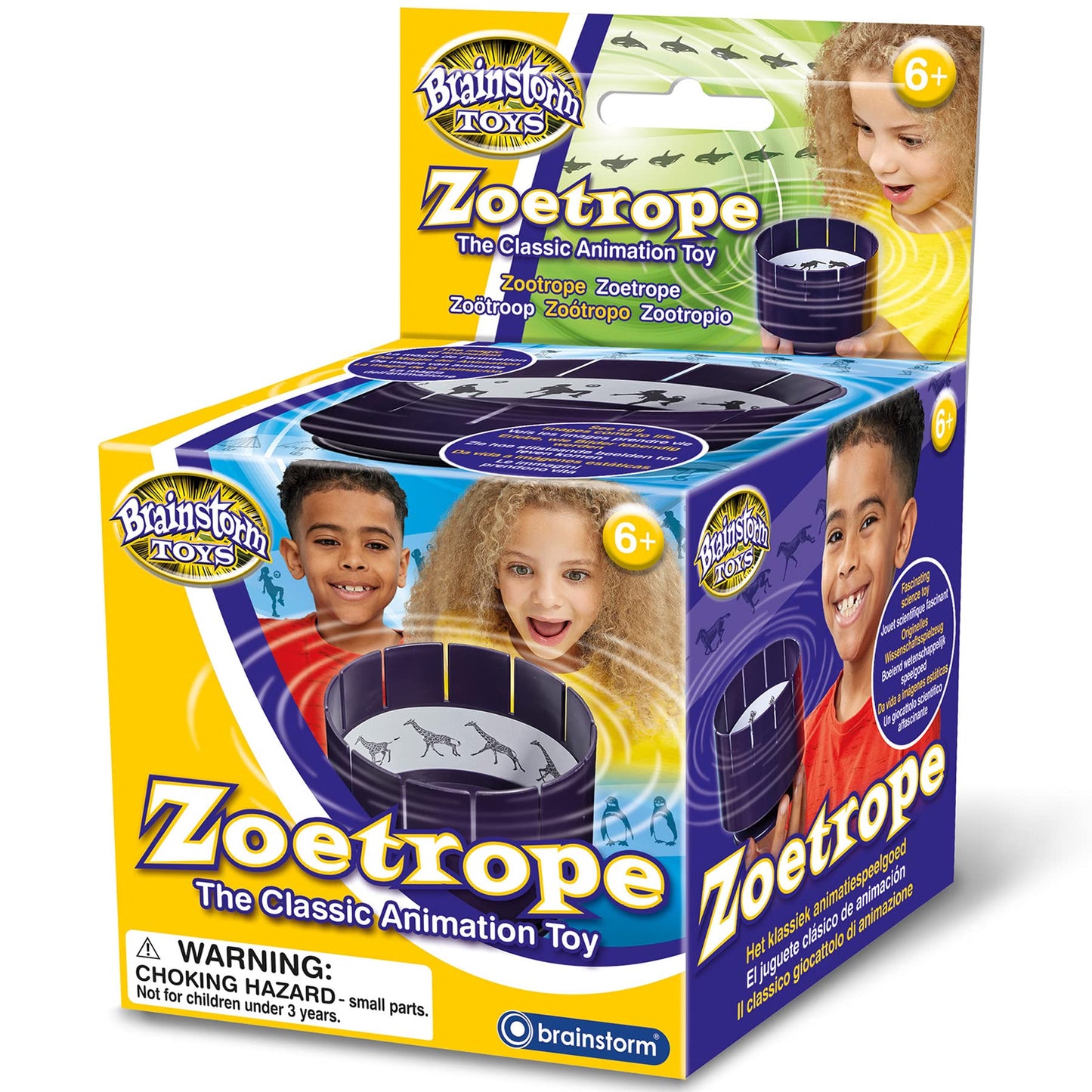 Brainstorm Toys Zoetrope - The Classic Animation Toy, Multi