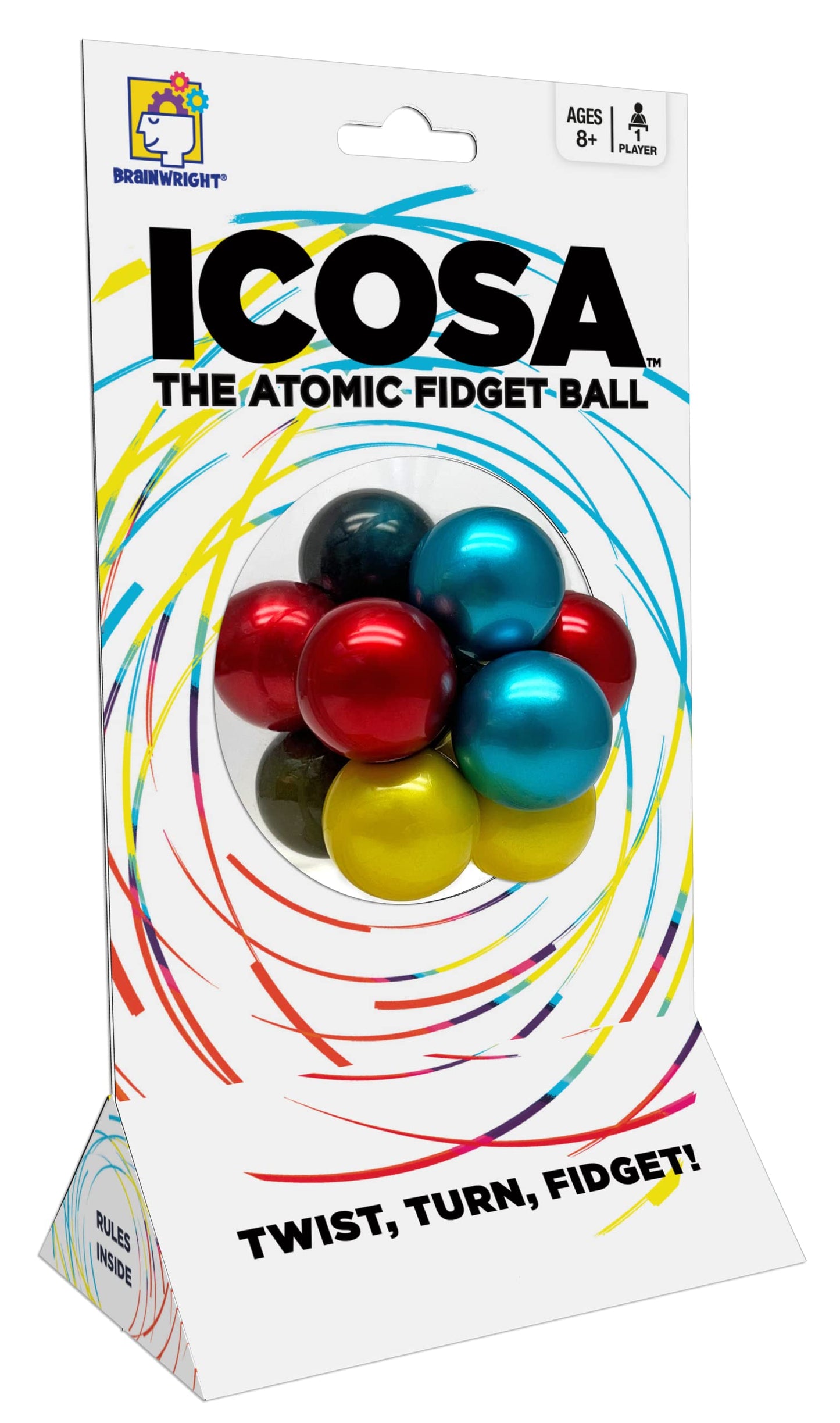 Brainwright ICOSA - The Atomic Fidget Ball | Twist, Turn, Fidget