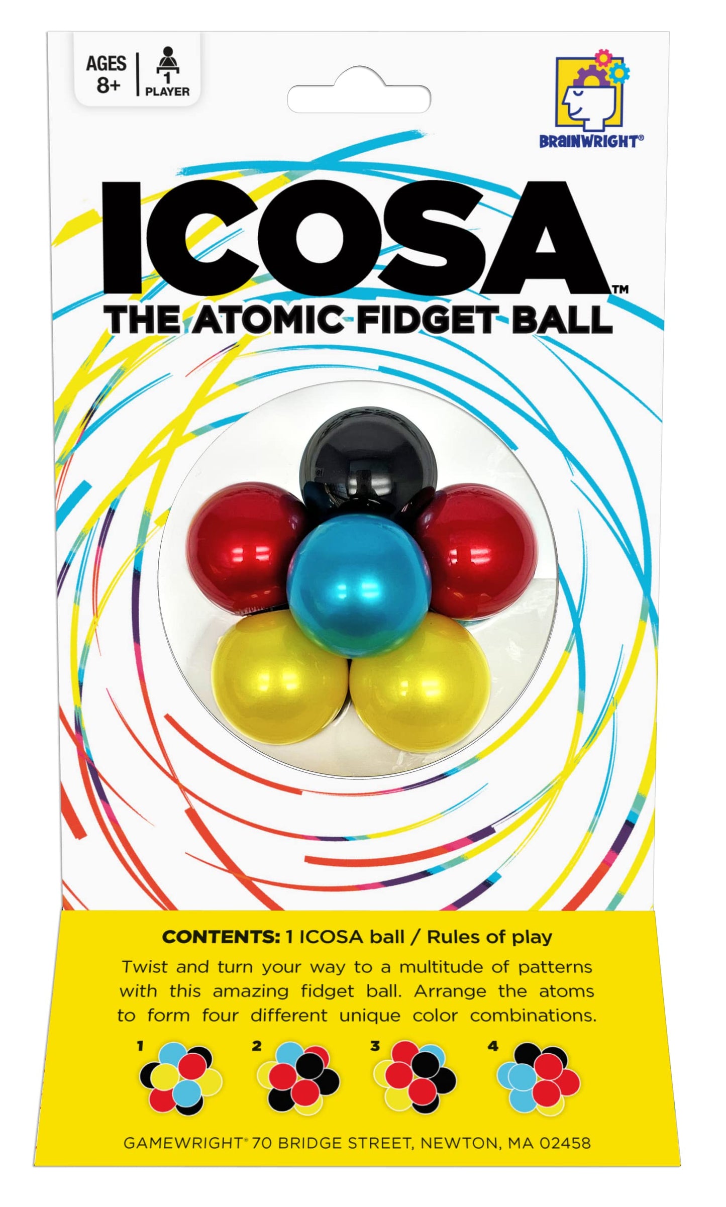 Brainwright ICOSA - The Atomic Fidget Ball | Twist, Turn, Fidget