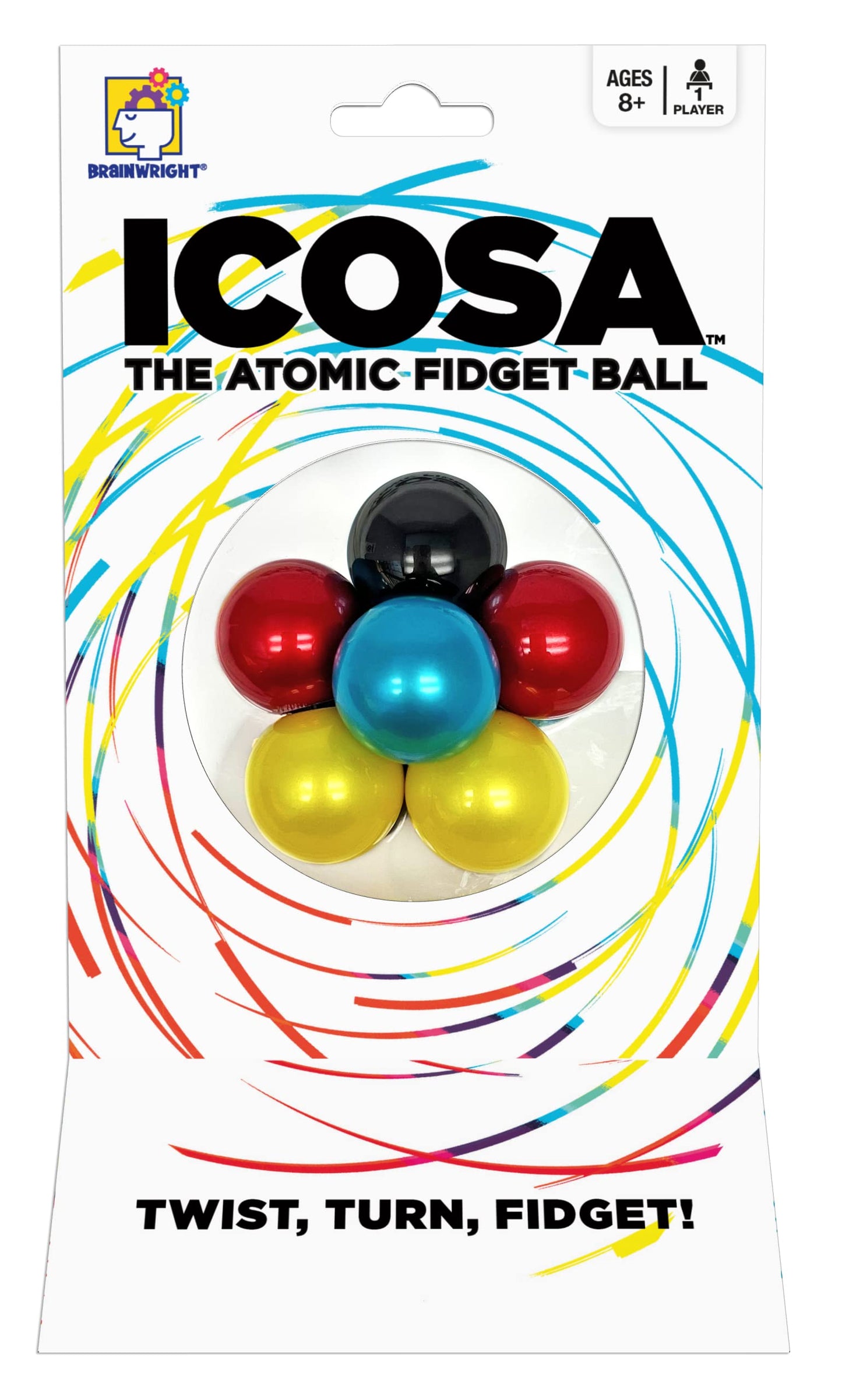 Brainwright ICOSA - The Atomic Fidget Ball | Twist, Turn, Fidget