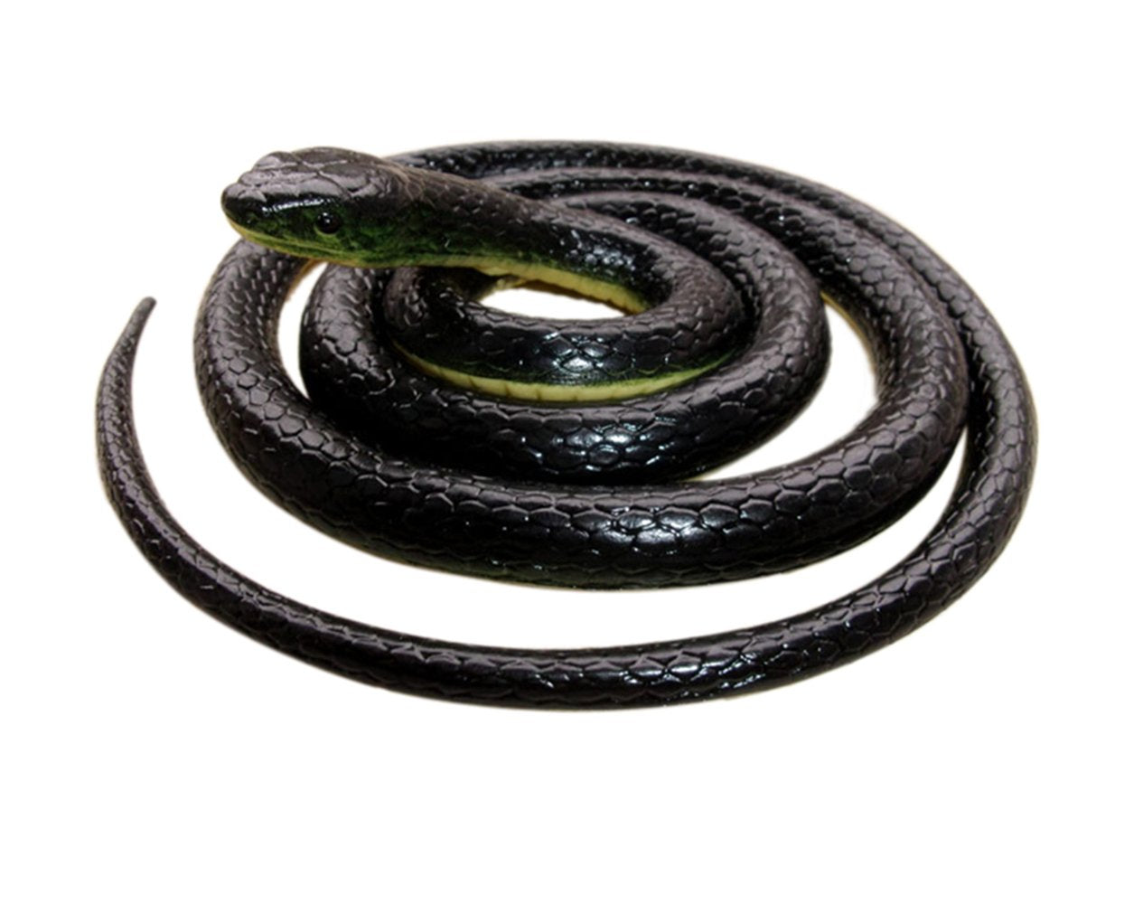 Brandon-super Realistic Rubber Snake 52in – Garden Scare Toy