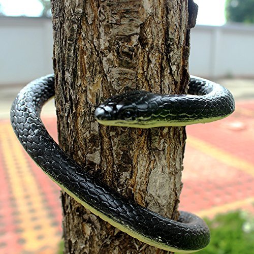 Brandon-super Realistic Rubber Snake 52in – Garden Scare Toy