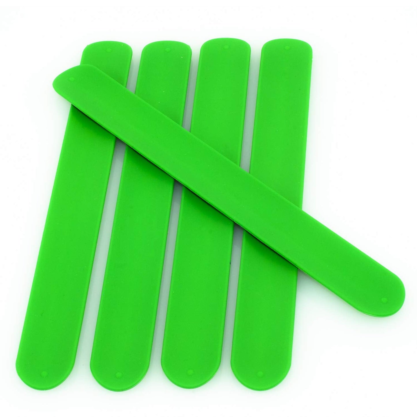 Brandwinlite Green Silicone Slap Bracelets – Durable Kids Wristbands for Toys & Parties