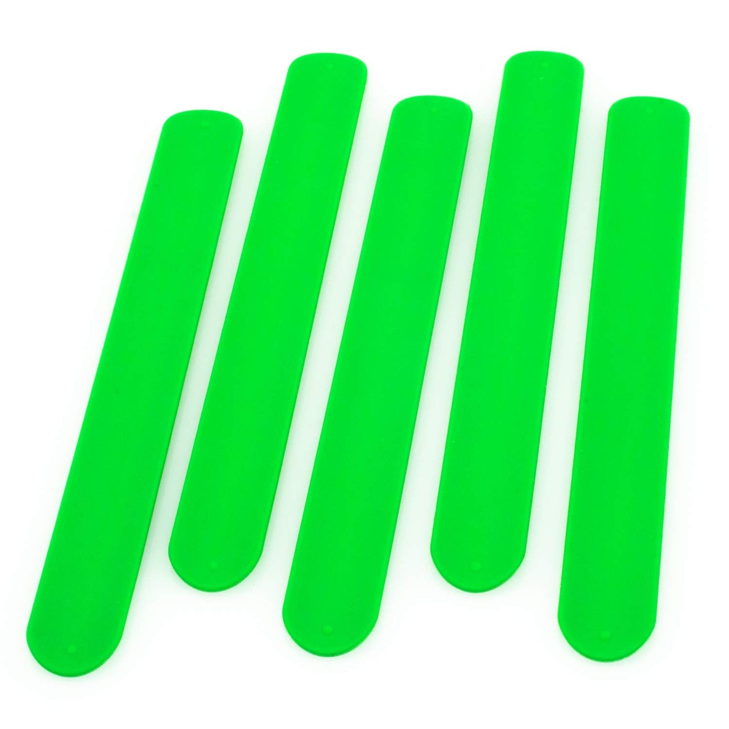 Brandwinlite Green Silicone Slap Bracelets – Durable Kids Wristbands for Toys & Parties
