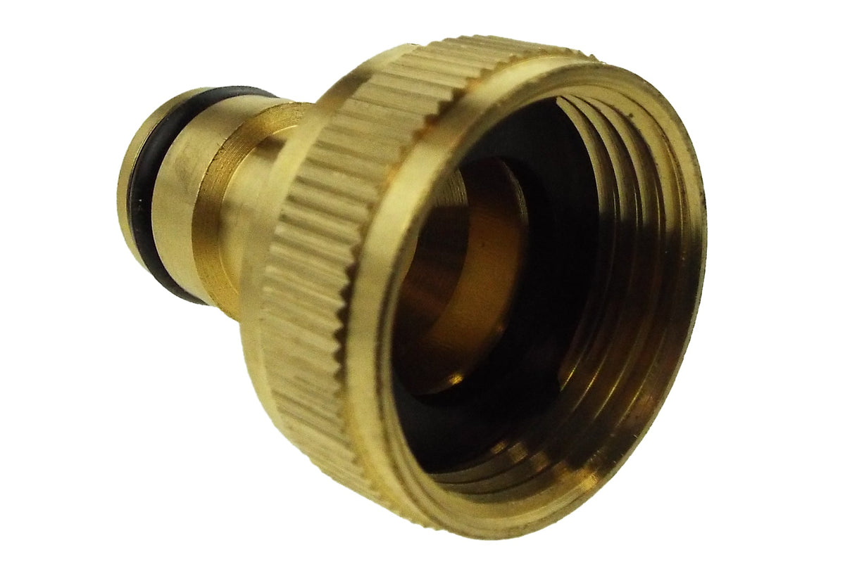 Tap Connector Snap On Male - 3/4" BSPF Brass