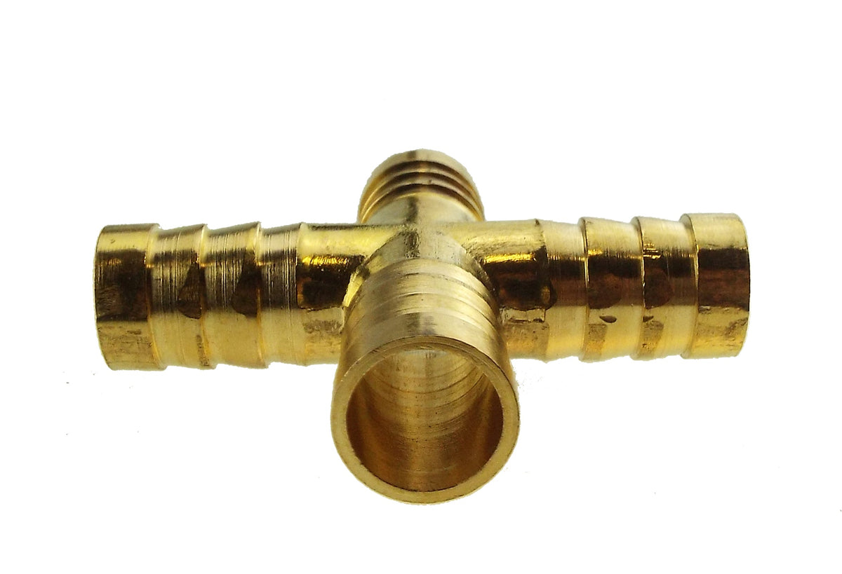Brass Cross Joiner 6mm
