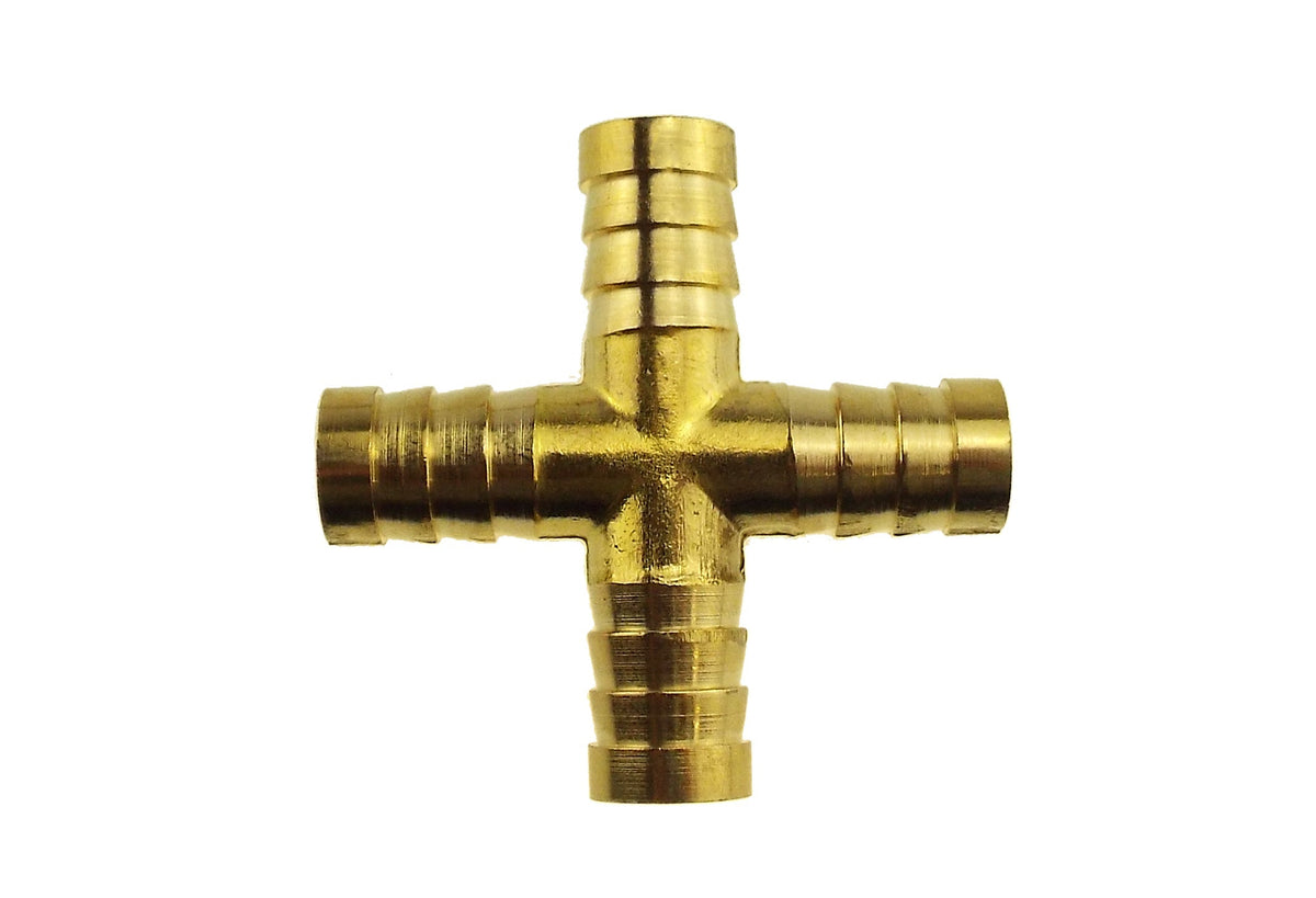 Brass Cross Joiner 6mm