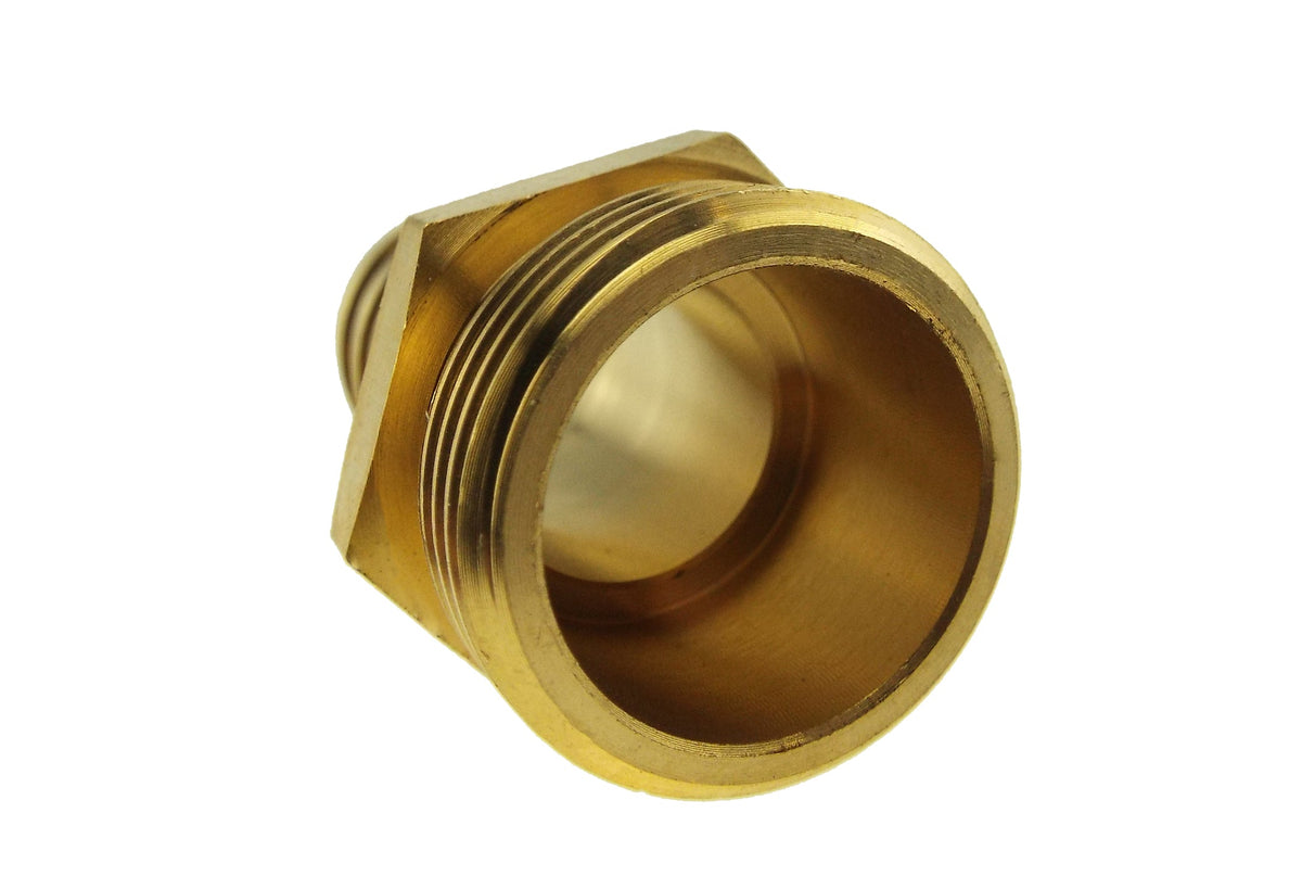 Brass Straight Joiner 38mm - 1.5" BSPM