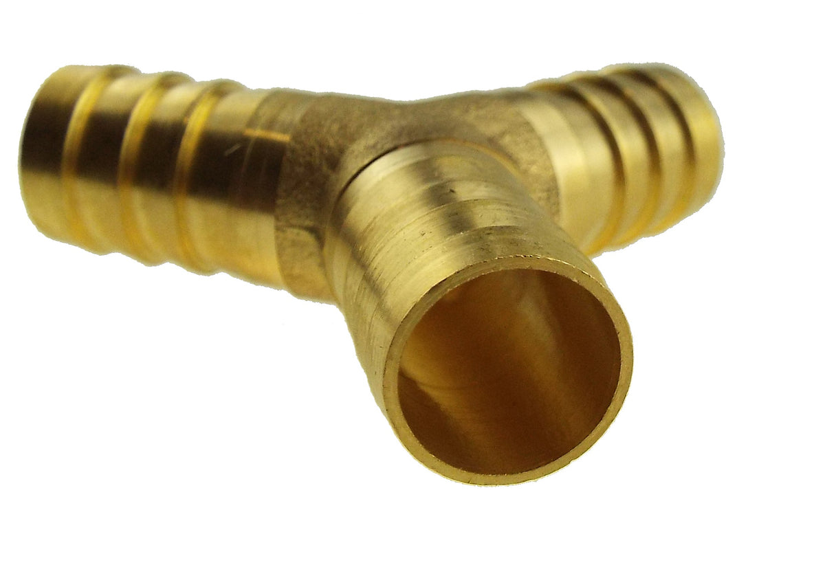 Brass Tee Y Connector 12.5mm
