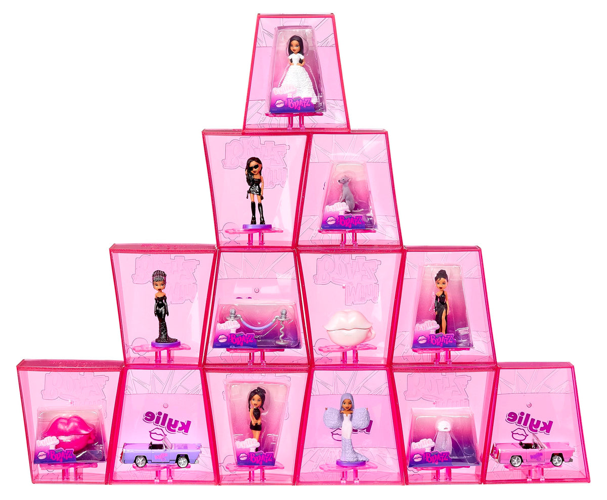 BRATZ x Kylie Jenner Series 1 Collectible Figures – 2 Minis per Pack, Blind Packaging Display
