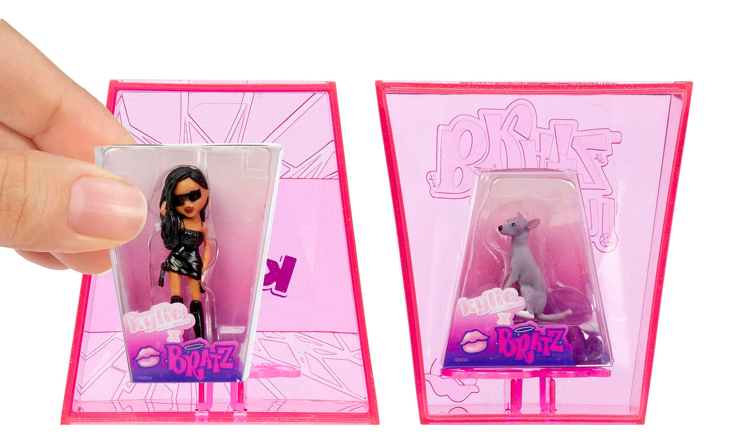BRATZ x Kylie Jenner Series 1 Collectible Figures – 2 Minis per Pack, Blind Packaging Display