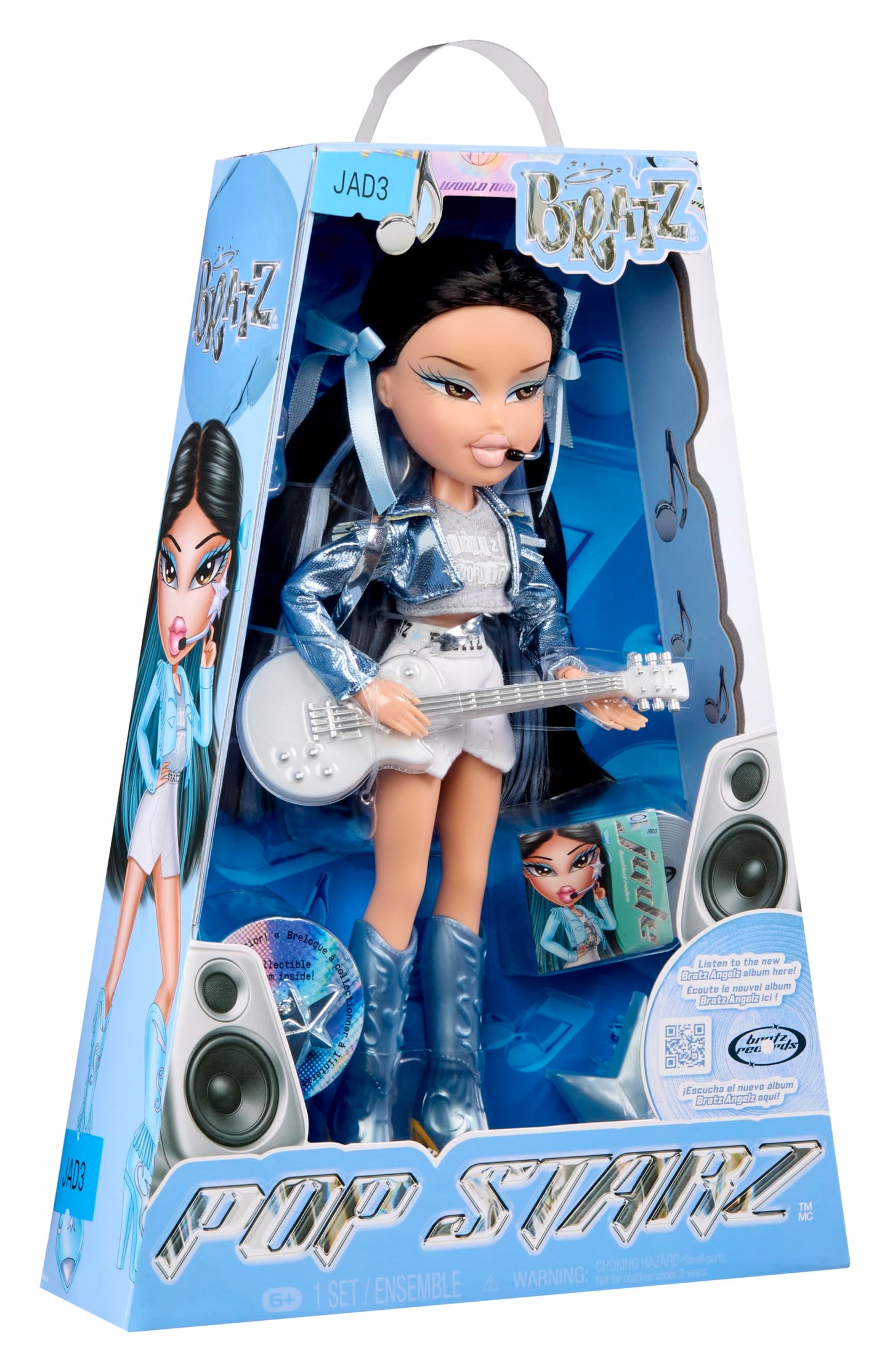 Bratz Pop Starz Jade Fashion Doll with Accessories & Charm | 25th Anniversary