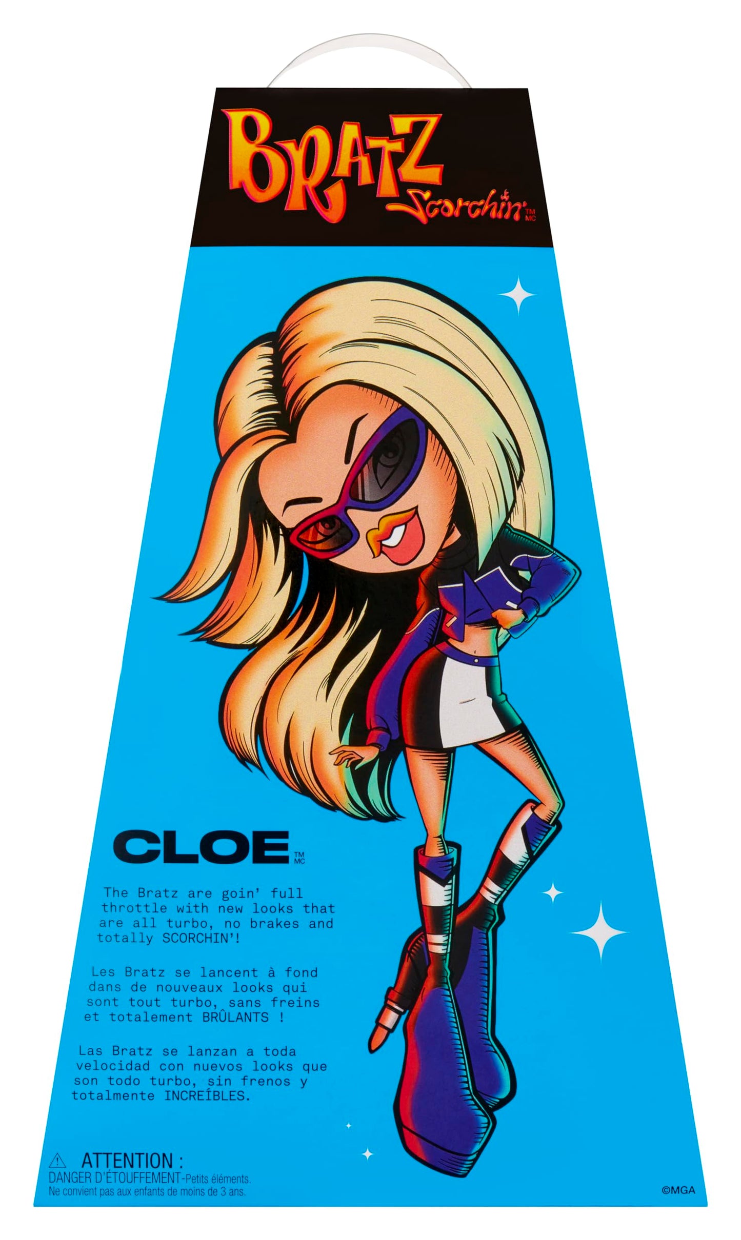 Bratz Scorchin' Cloe Fashion Doll with Accessories – Moto-Inspired Runway Style