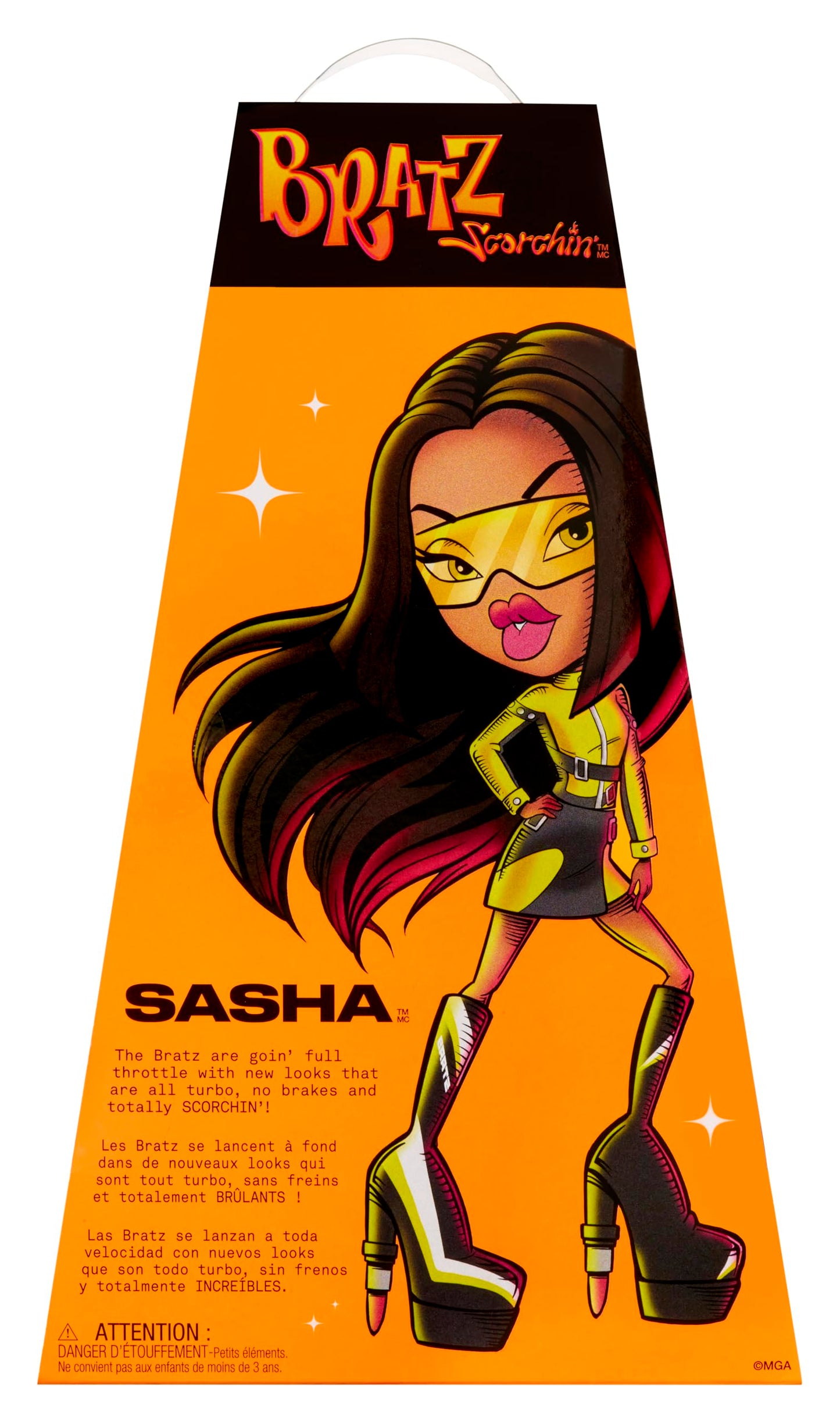 Bratz Scorchin' Sasha Fashion Doll with Accessories – Moto-Inspired Style