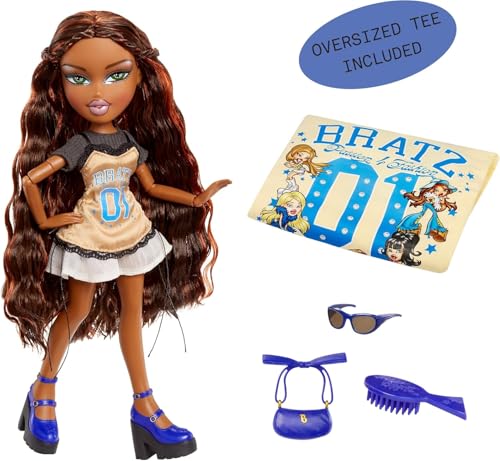 Bratz Stylin' Sasha Fashion Doll — Customizable Tee & Accessories