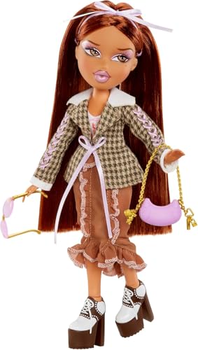 Bratz Stylin’ Yasmin Fashion Doll with Customizable Tee & Accessories