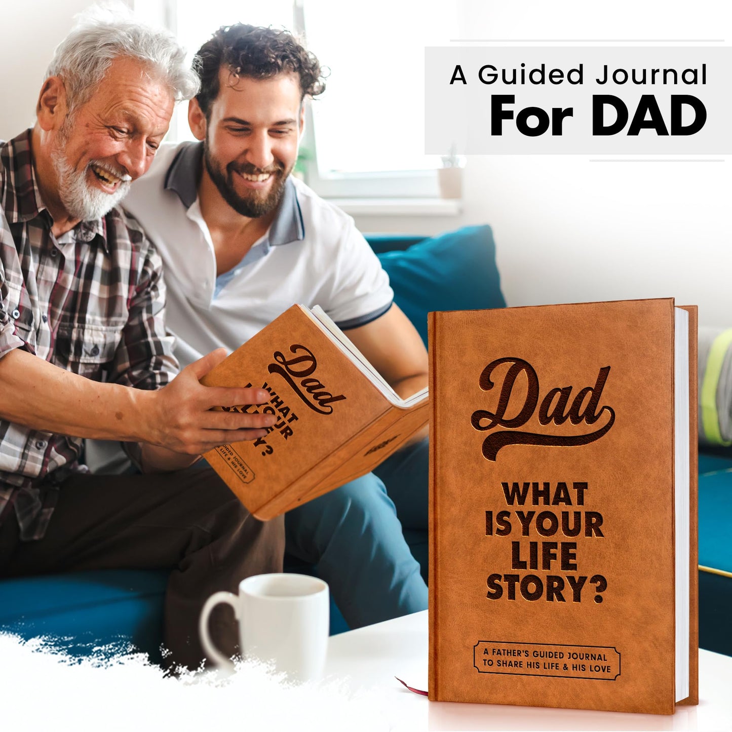 BRAVEBUG Dad Story Journal – Personalized Father’s Day Gift