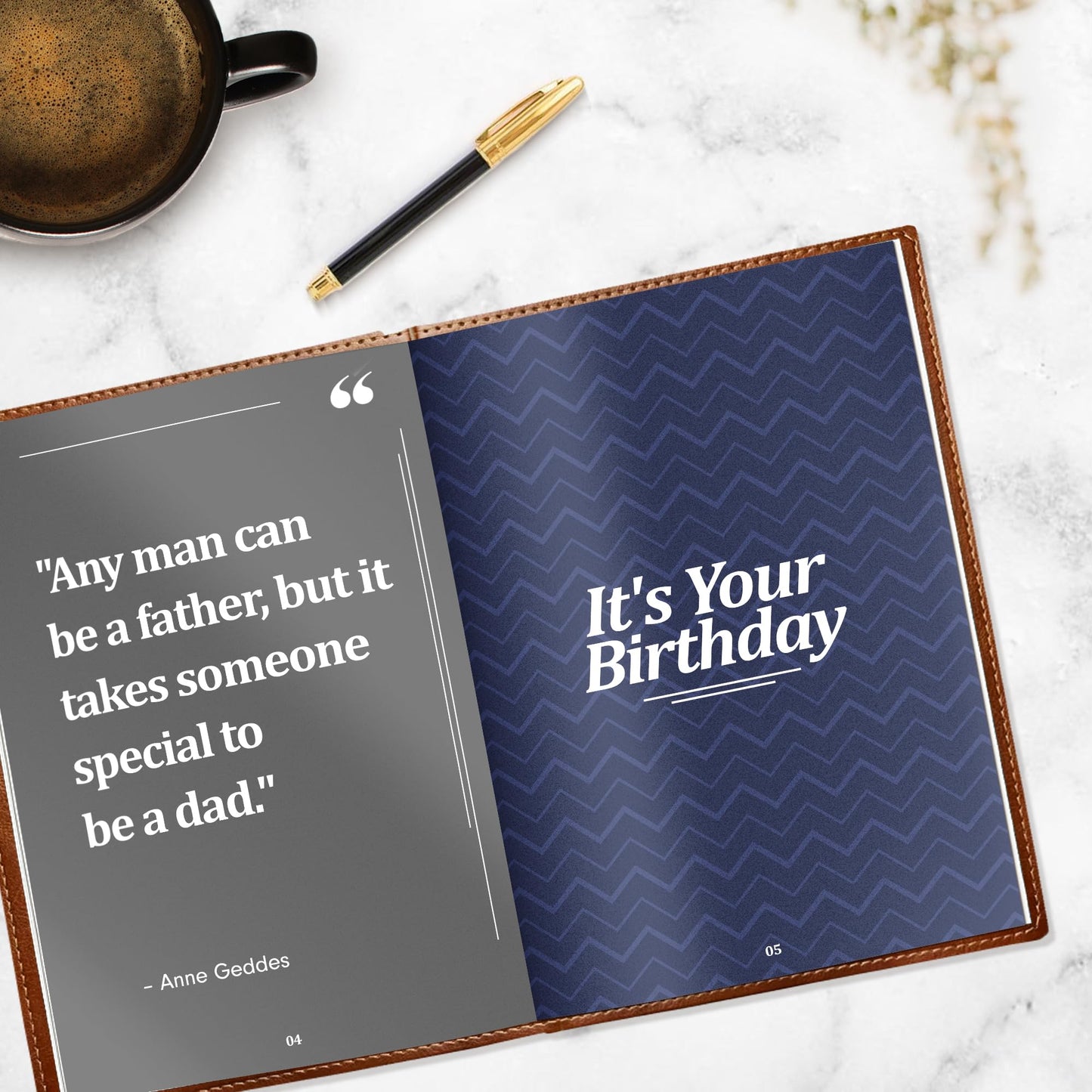 BRAVEBUG Dad Story Journal – Personalized Father’s Day Gift