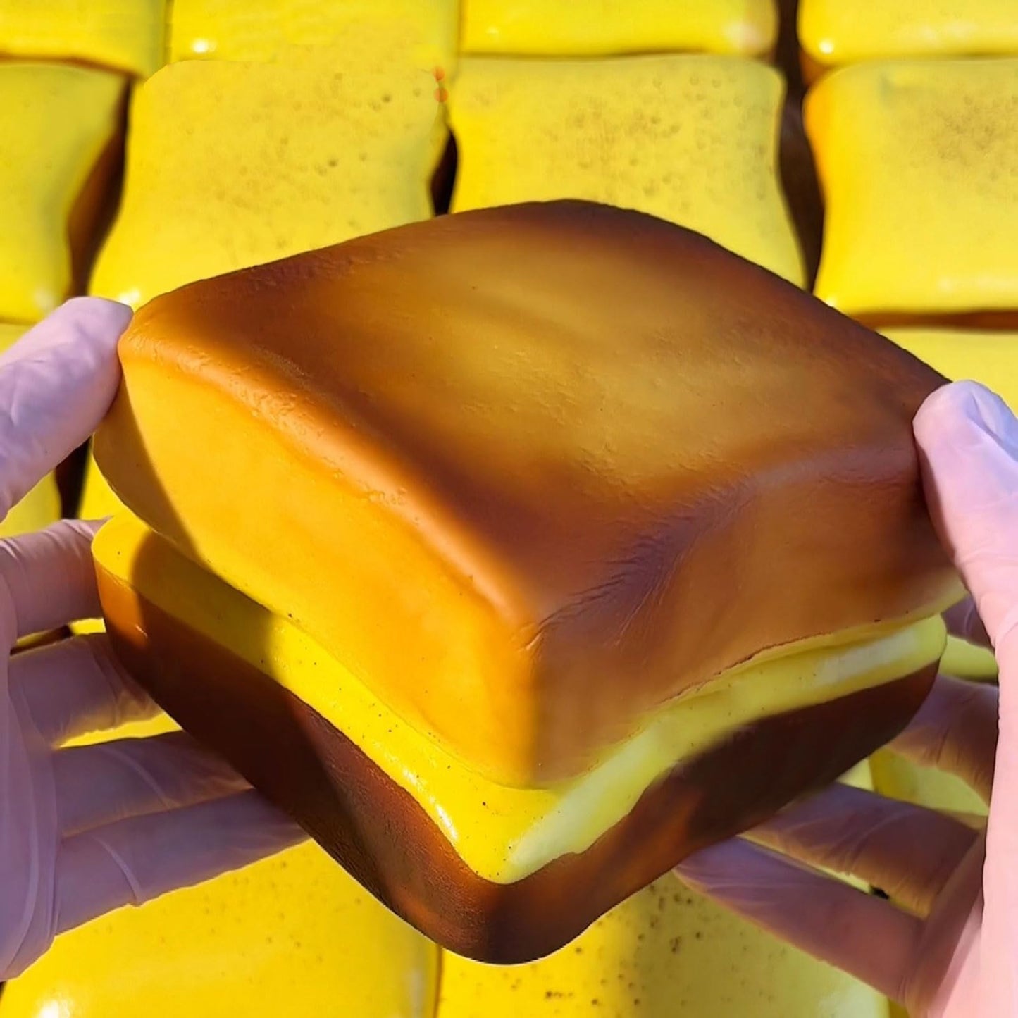 Bread Butter Squishy – Slow Rising Fidget Toy for Stress Relief, Desk Fun, and Party Gifts