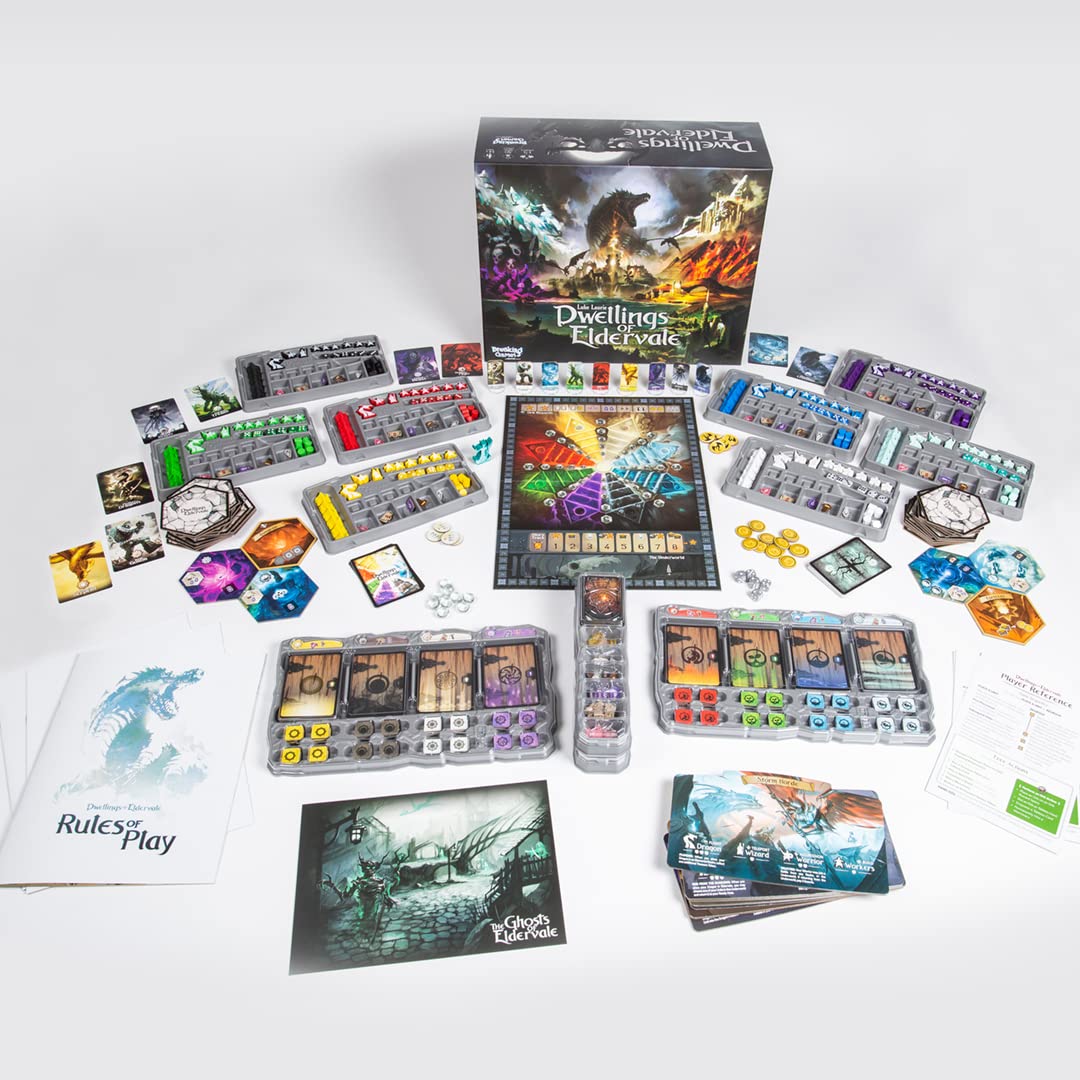 Breaking Games: Dwellings of Eldervale – Standard Edition | 1-5 Players | Ages 14+ | Strategy & Fantasy Board Game