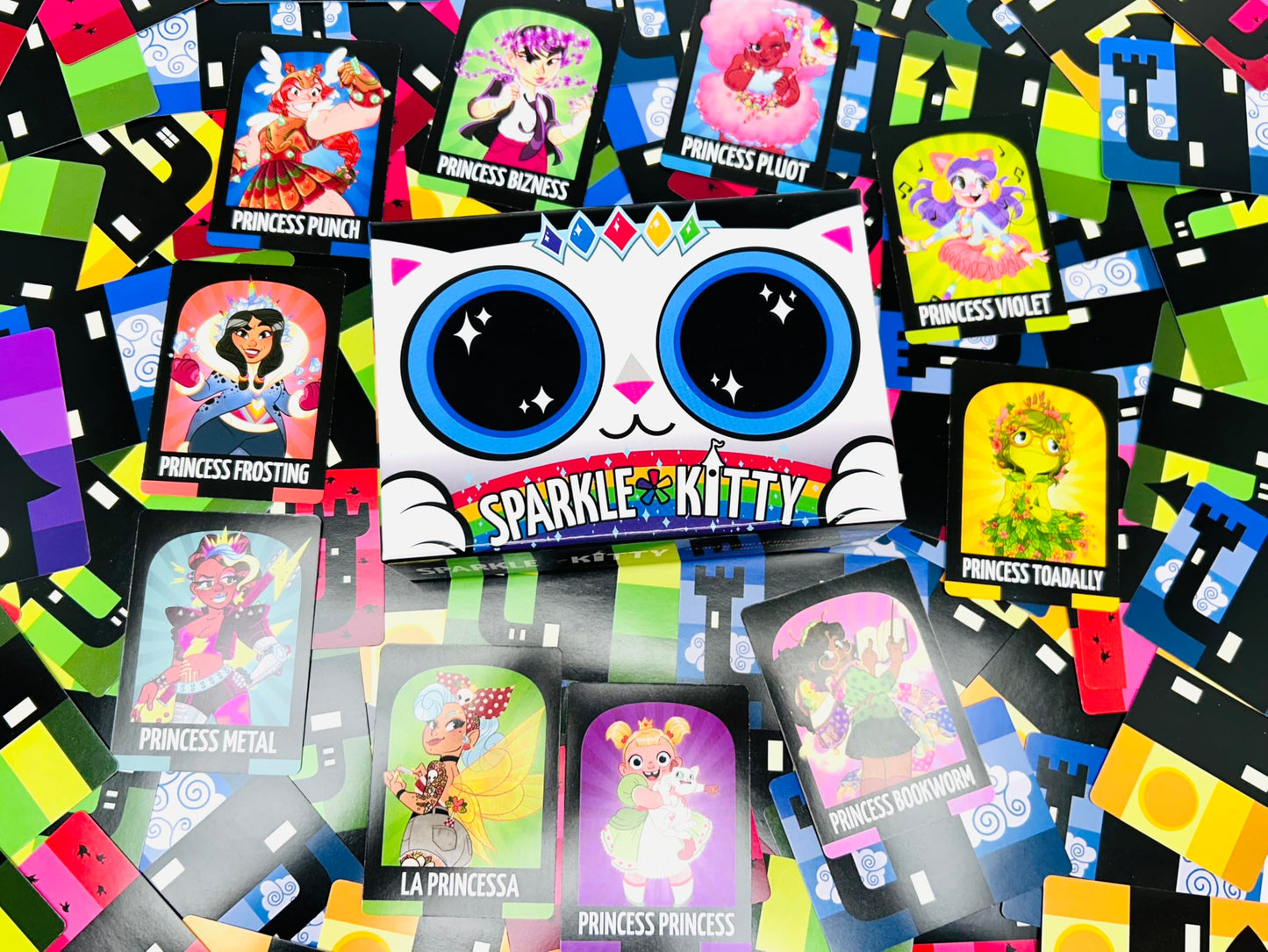 Breaking Games Sparkle Kitty Card Game – Fast & Fun Party Night for 4-8 Players, Ages 13+