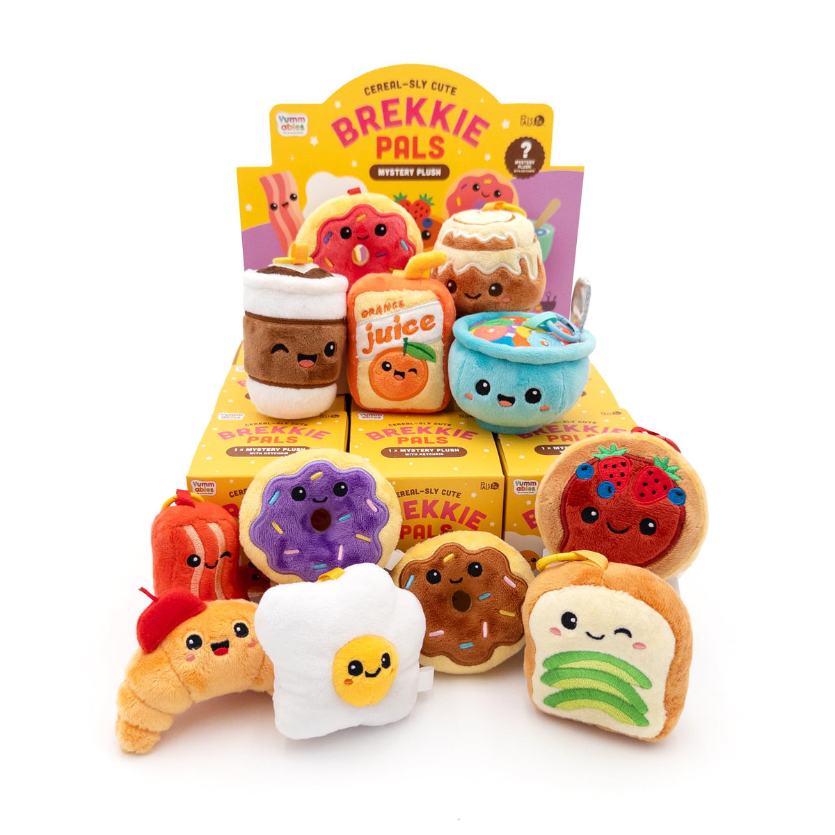 Pals & Co. Yummables Brekkie Pals Blind Box Plushie – Collectible Breakfast Friends