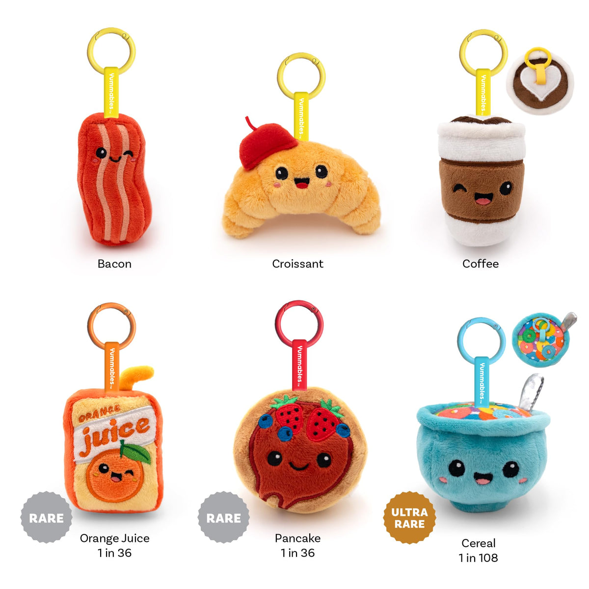 Pals & Co. Yummables Brekkie Pals Blind Box Plushie – Collectible Breakfast Friends