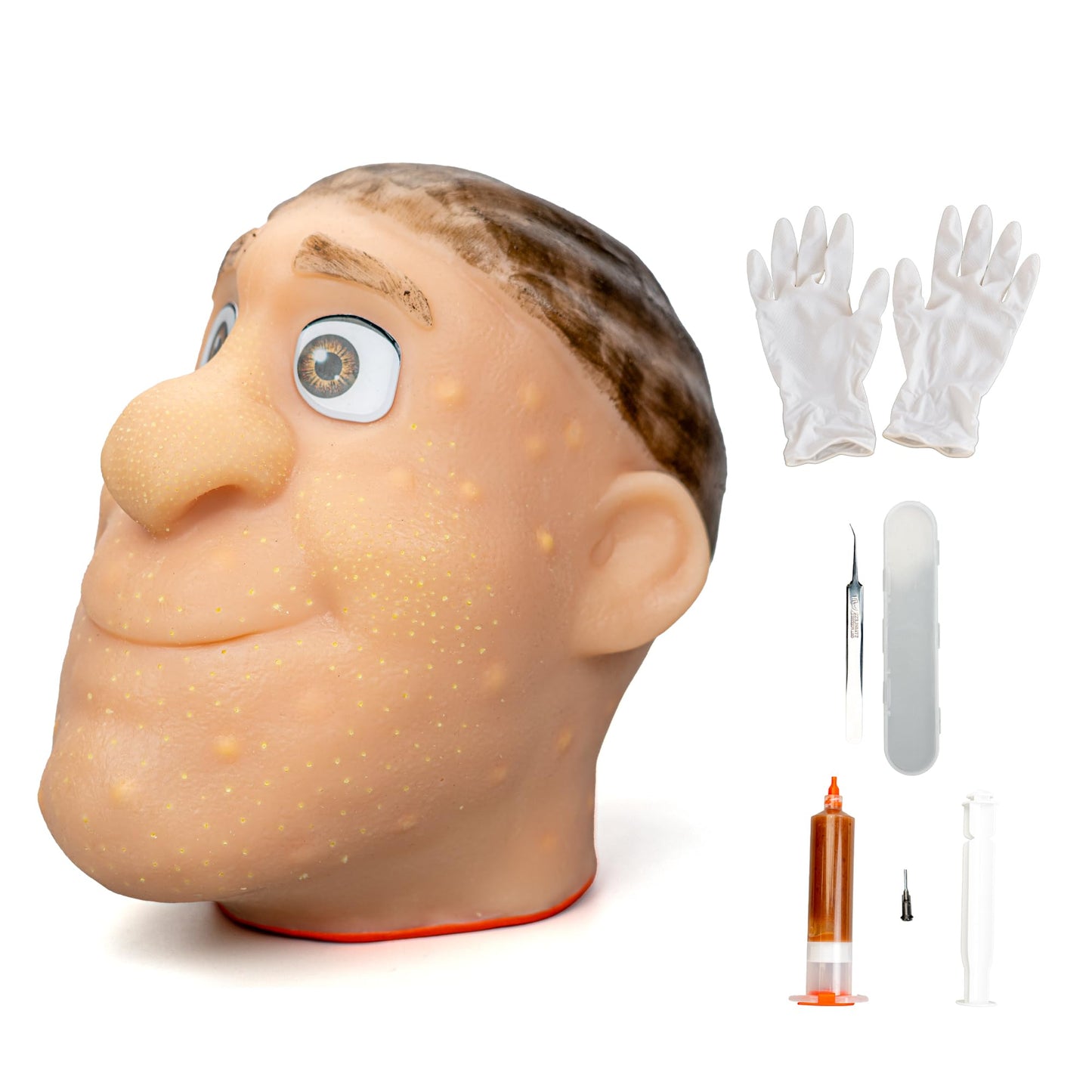 brenzo 2026 Refillable Pimple Popping Toy – Big Head Squeeze for Stress Relief