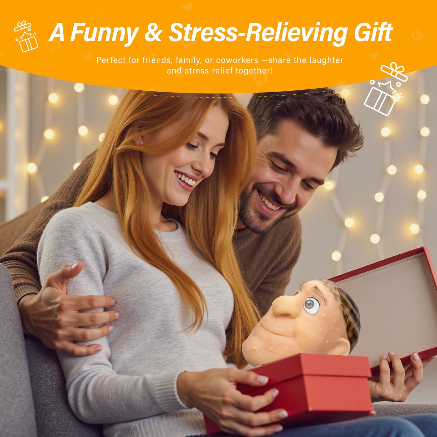 brenzo 2026 Refillable Pimple Popping Toy – Big Head Squeeze for Stress Relief