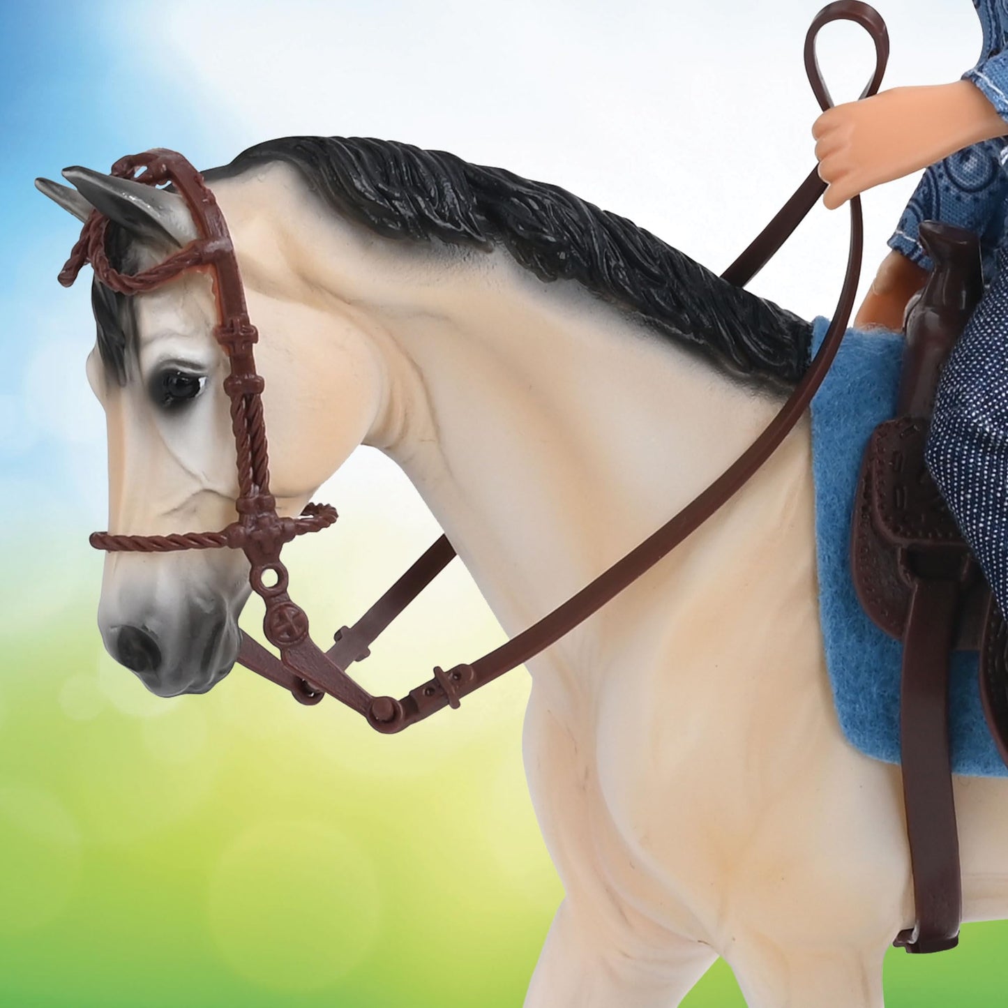 Breyer Freedom Series Western Horse and Rider | 1:12 Scale Model (61155)