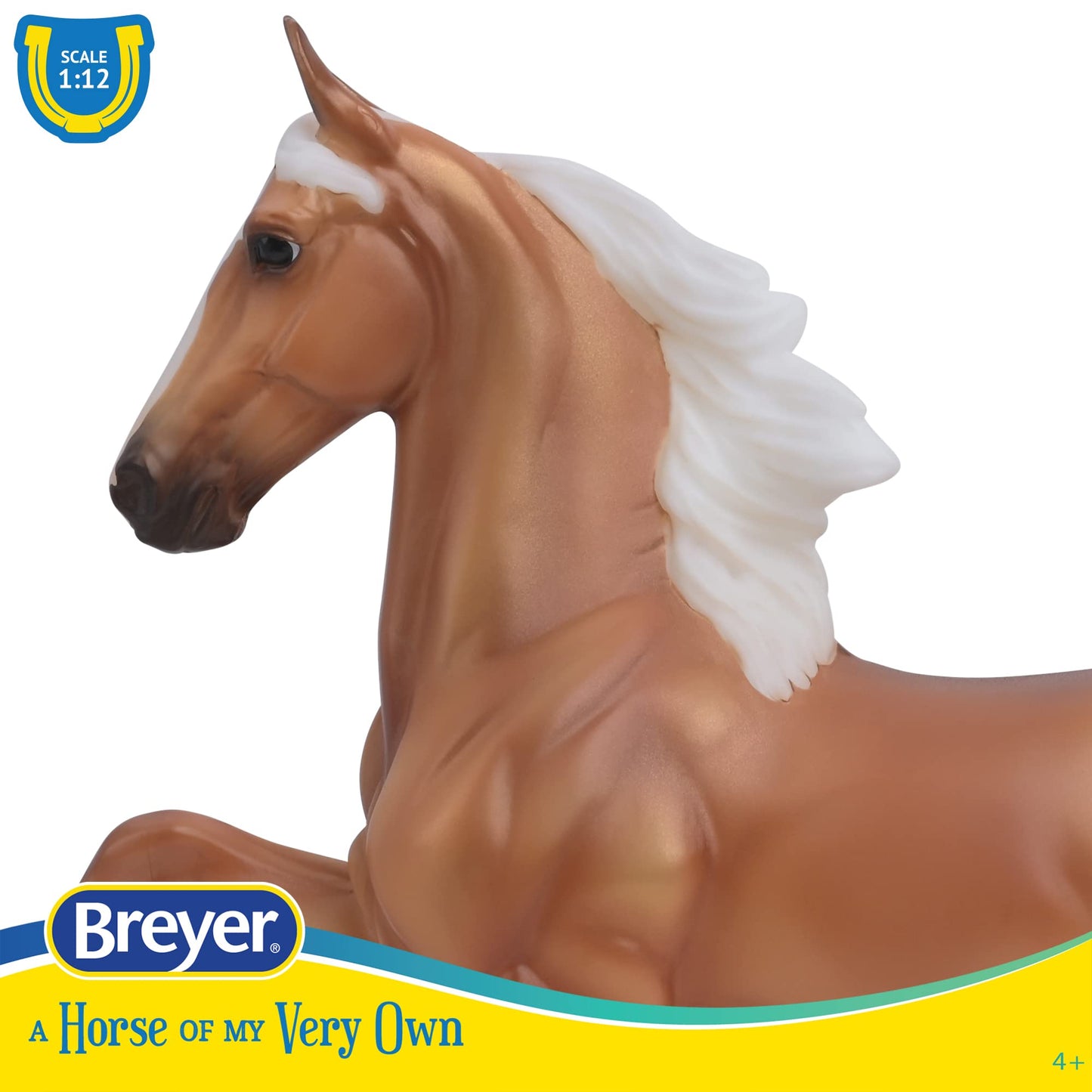 Breyer Freedom Series Palomino Saddlebred – 1:12 Scale Horse Model #1055 (9.75 x 7 inches)