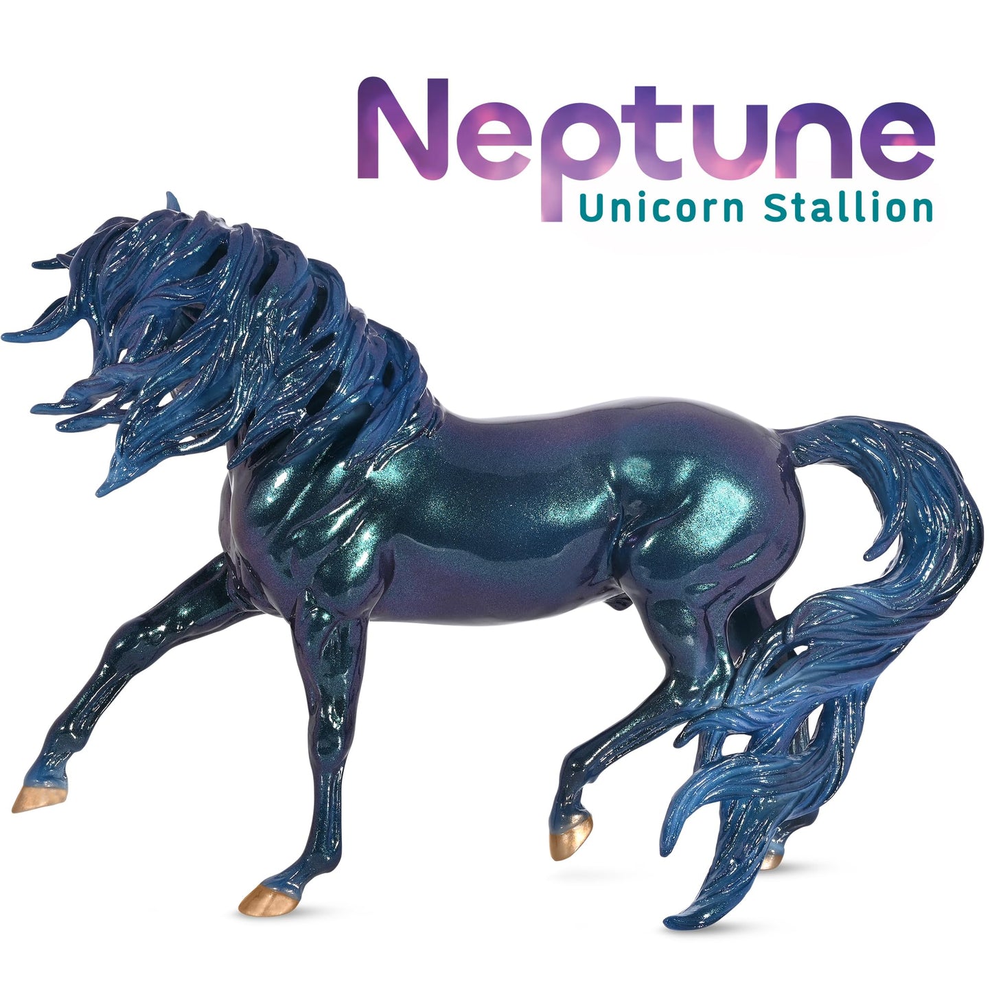 Breyer Neptune Unicorn Stallion – Traditional Series 1:9, 13in