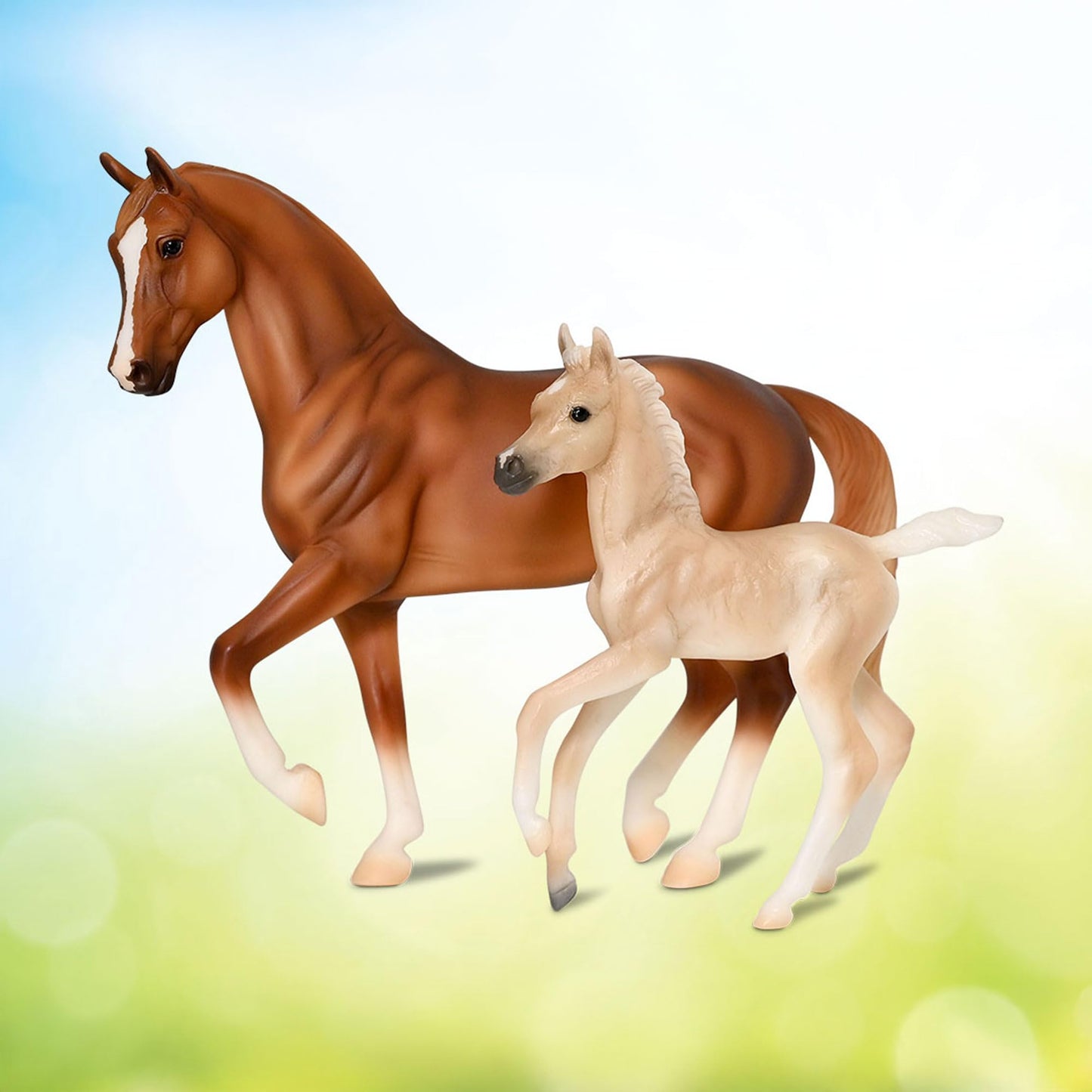 Breyer Freedom Series Power & Precision Horse & Foal Set - Hand-Crafted 1:12 Scale Figurines