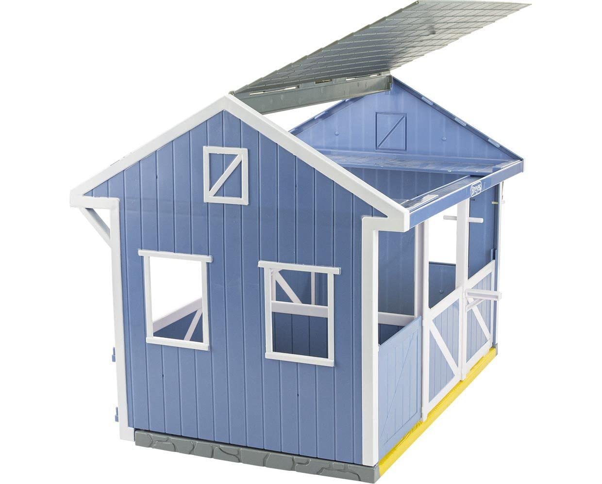 Breyer Freedom Series Deluxe Country Stable & Wash Stall with Buckskin Quarter Horse 1:12 Scale – Model 61149