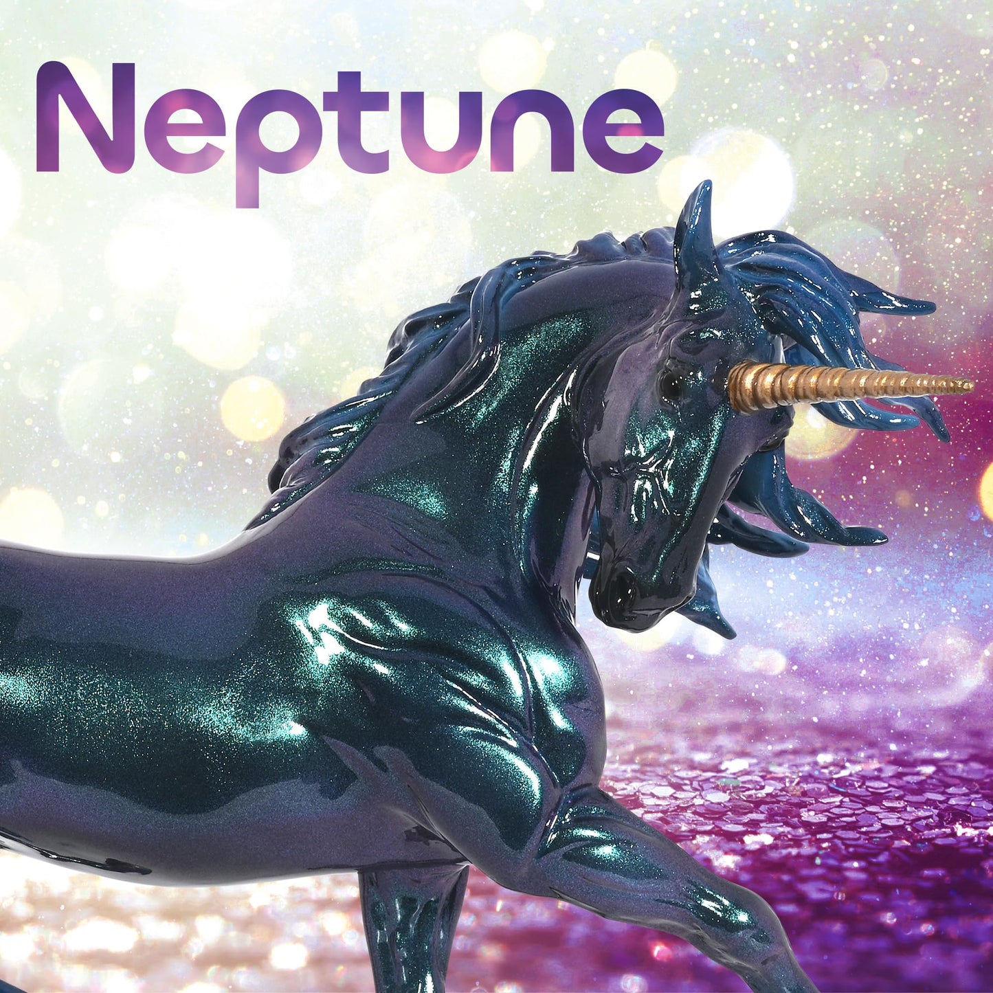 Breyer Neptune Unicorn Stallion – Traditional Series 1:9, 13in