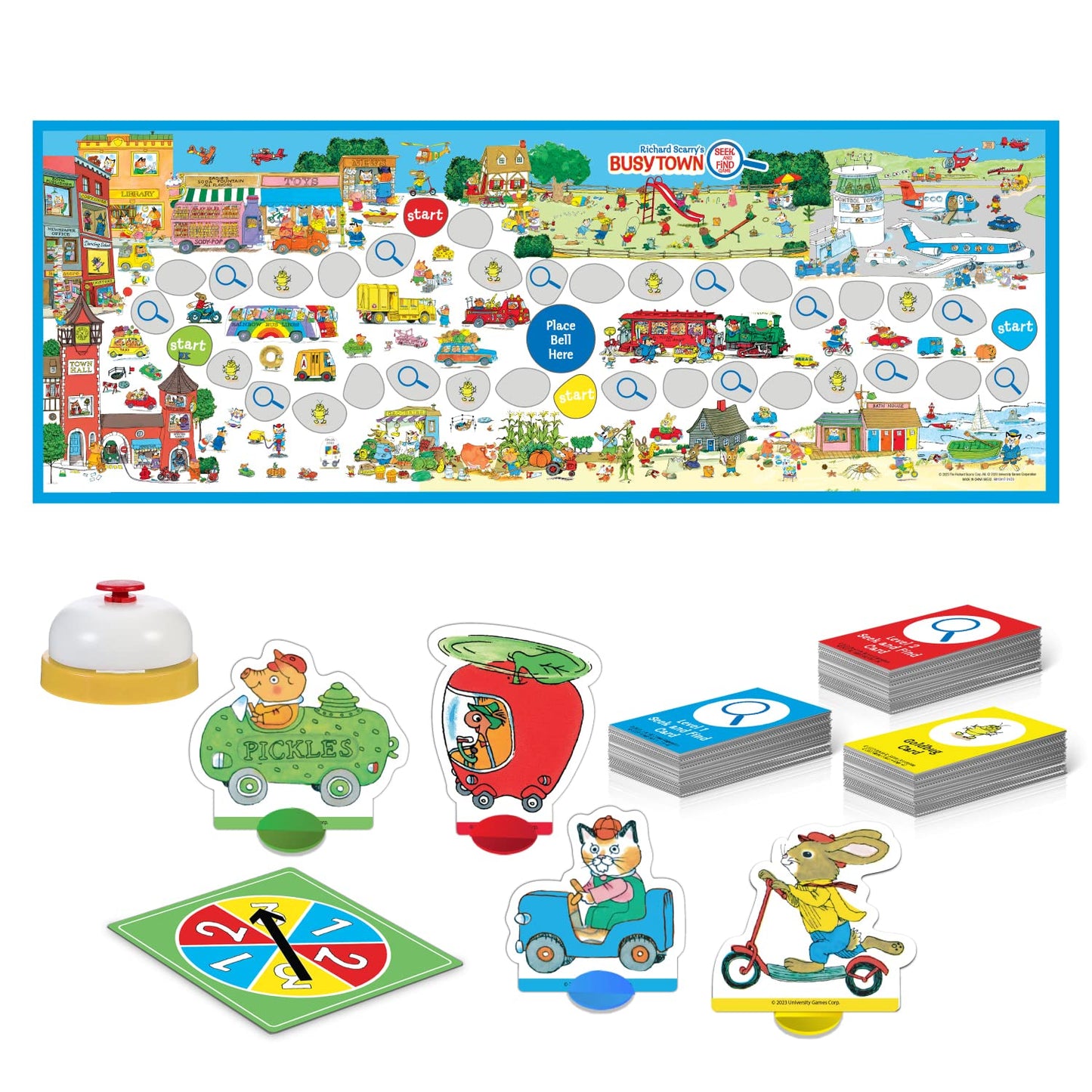 Briarpatch Busytown Seek and Find Game – Cooperative, Screen-Free Fun for Preschool to 1st Grade