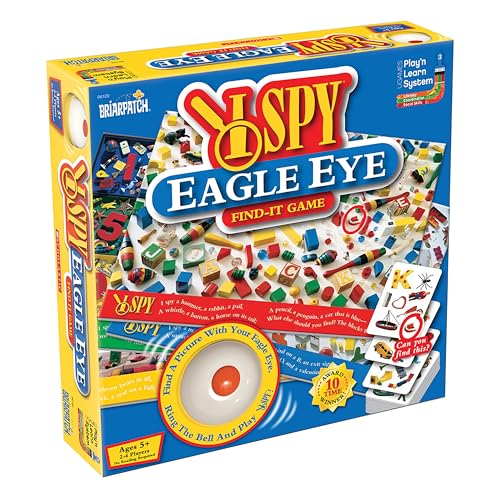 Briarpatch I Spy Eagle Eye Game (06120) – Fast-Paced Matching Race for Ages 5+ (1–4 Players)